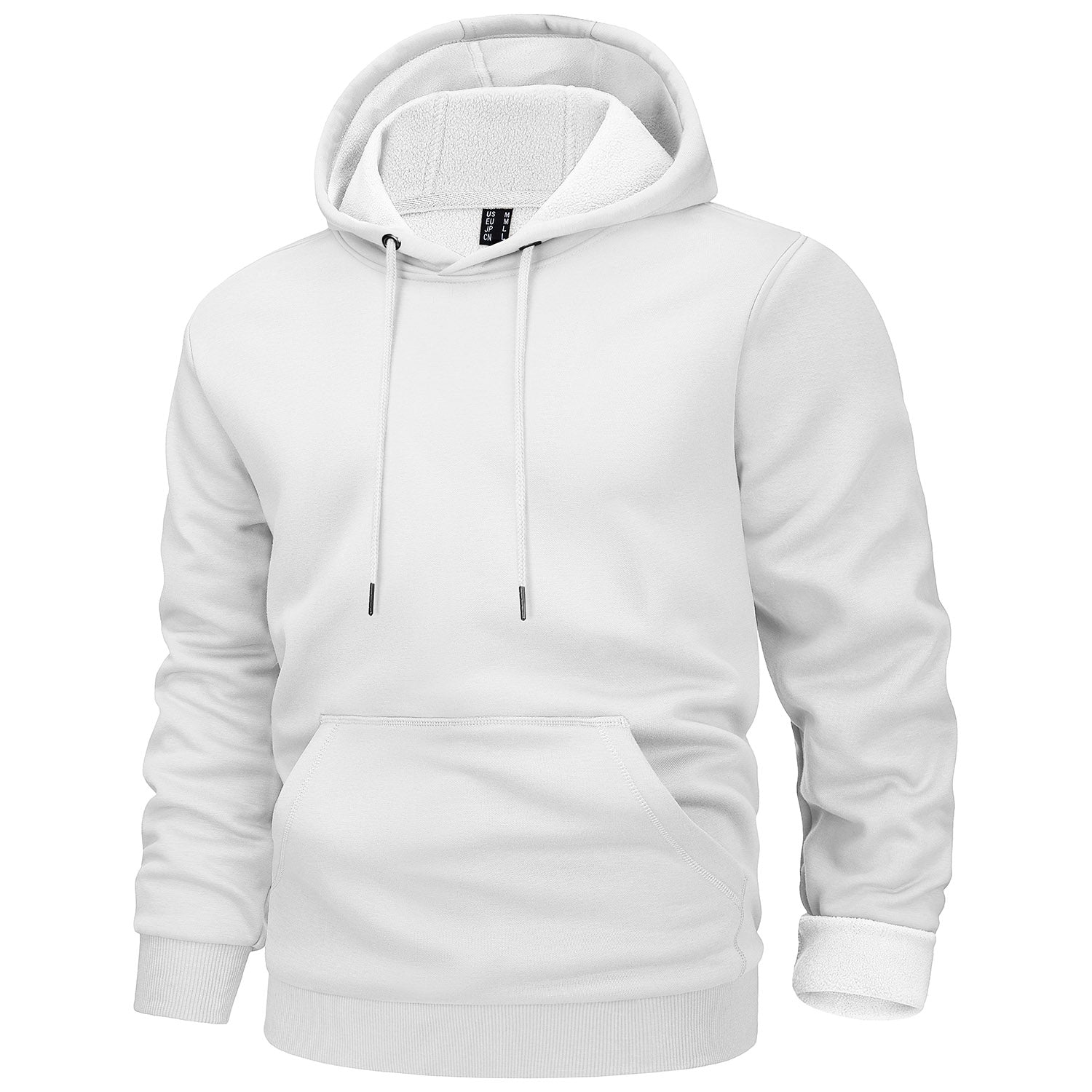 Cozy Men’s Fleece Lined Workout Hoodie with Kangaroo Pocket