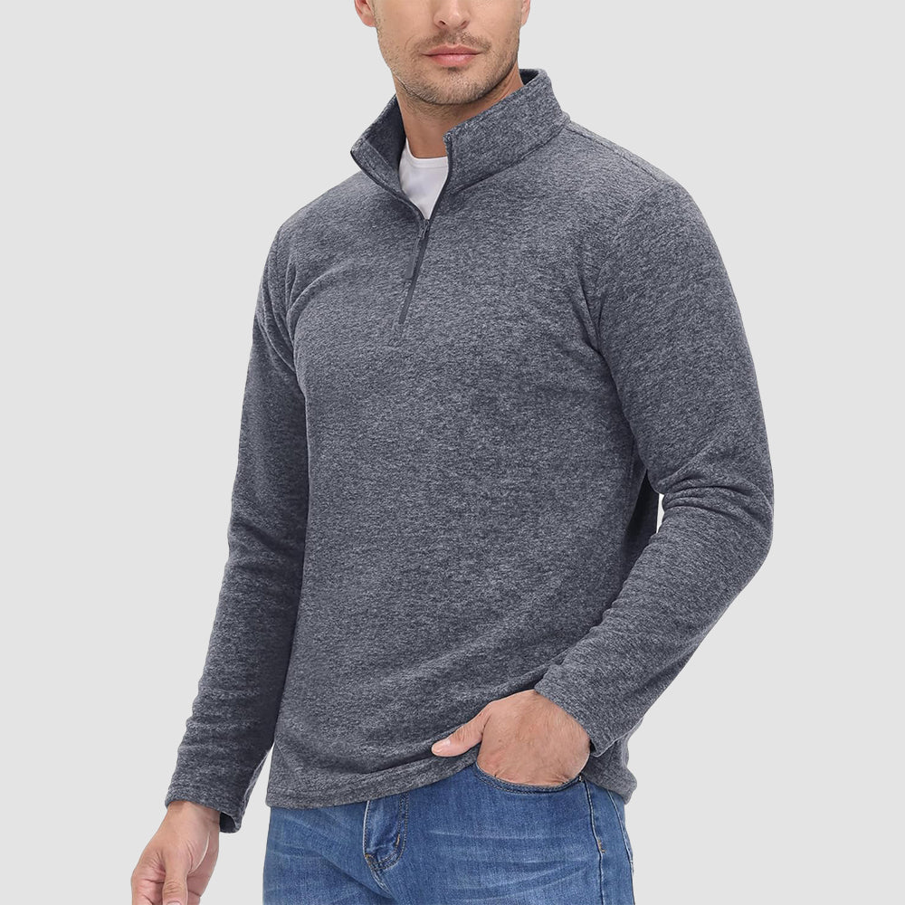 Men's 1/4 Zip Pullover Shirt Long Sleeve Sweatshirts