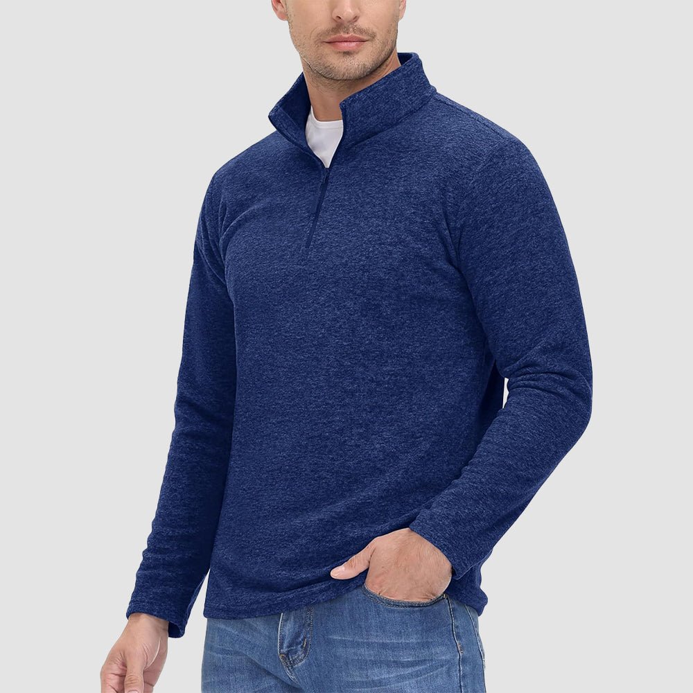 Men's 1/4 Zip Pullover Shirt Long Sleeve Sweatshirts