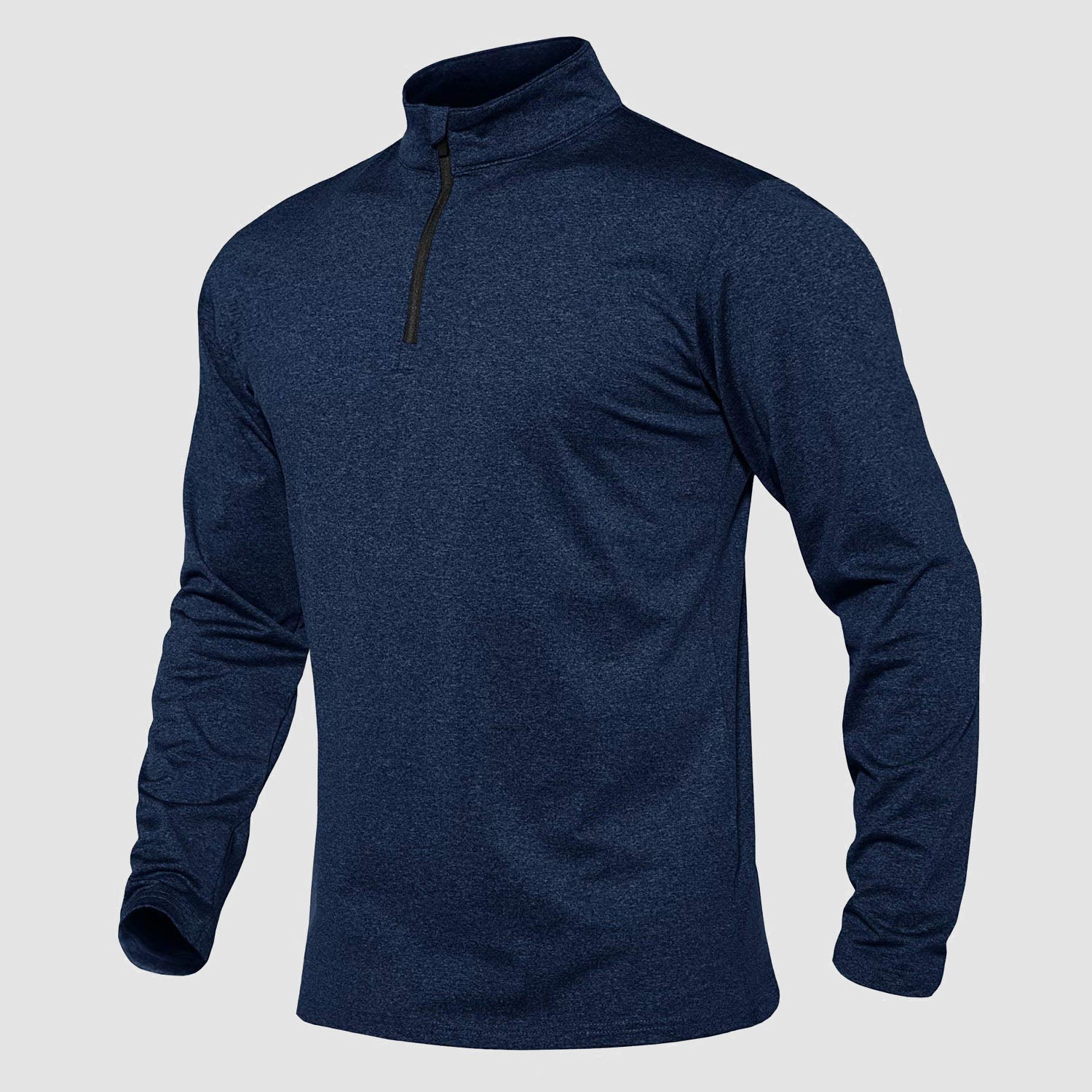 Men's Athletic Shirt 1/4 Zip Fleece Long Sleeve Sweatshirts