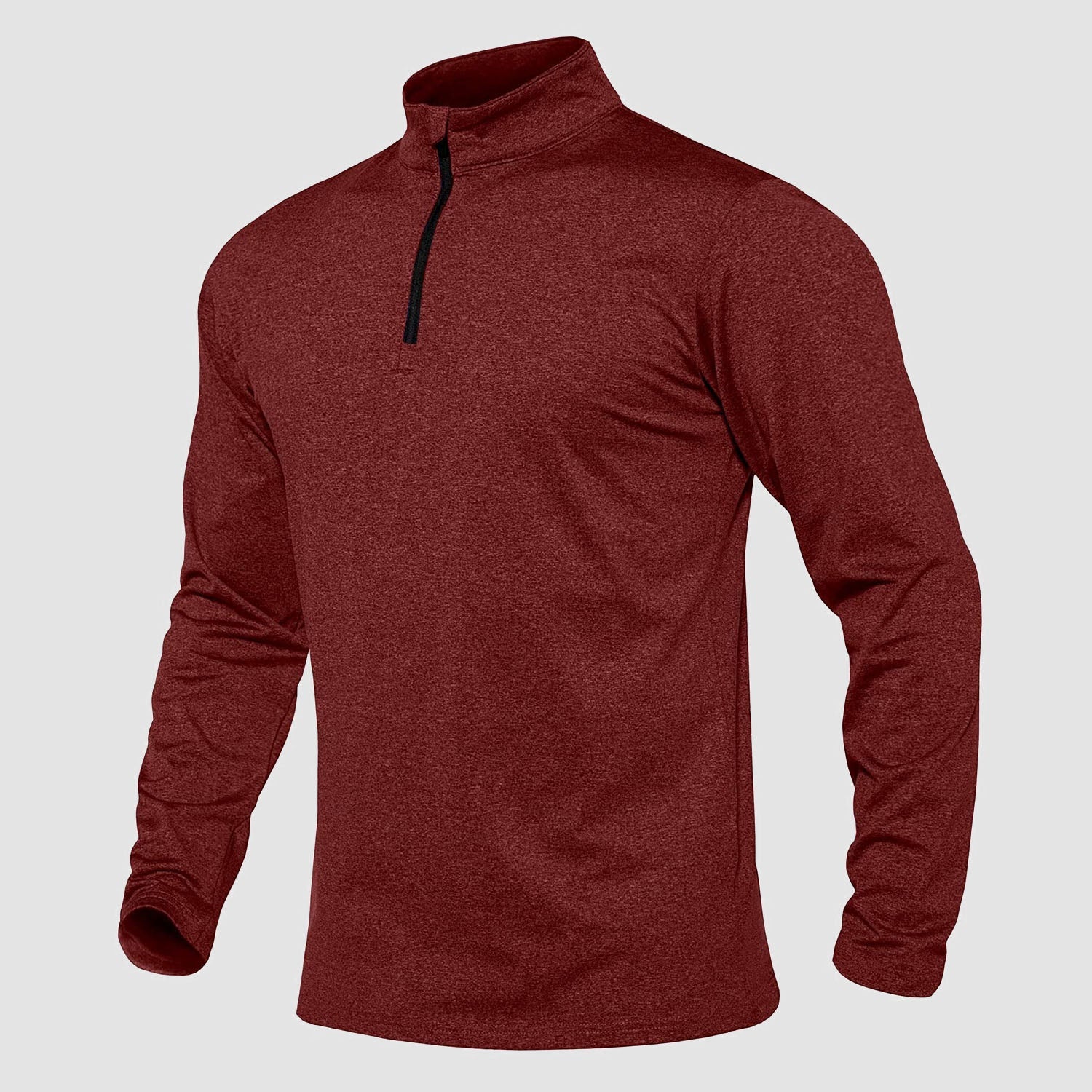 Men's Athletic Shirt 1/4 Zip Fleece Long Sleeve Sweatshirts