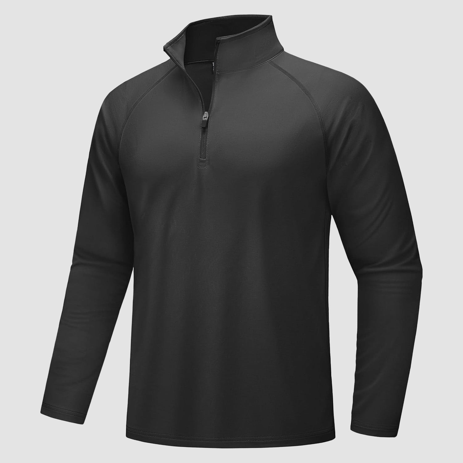 Men's Fleece-Lined Quarter Zip Pullover Sweatshirt