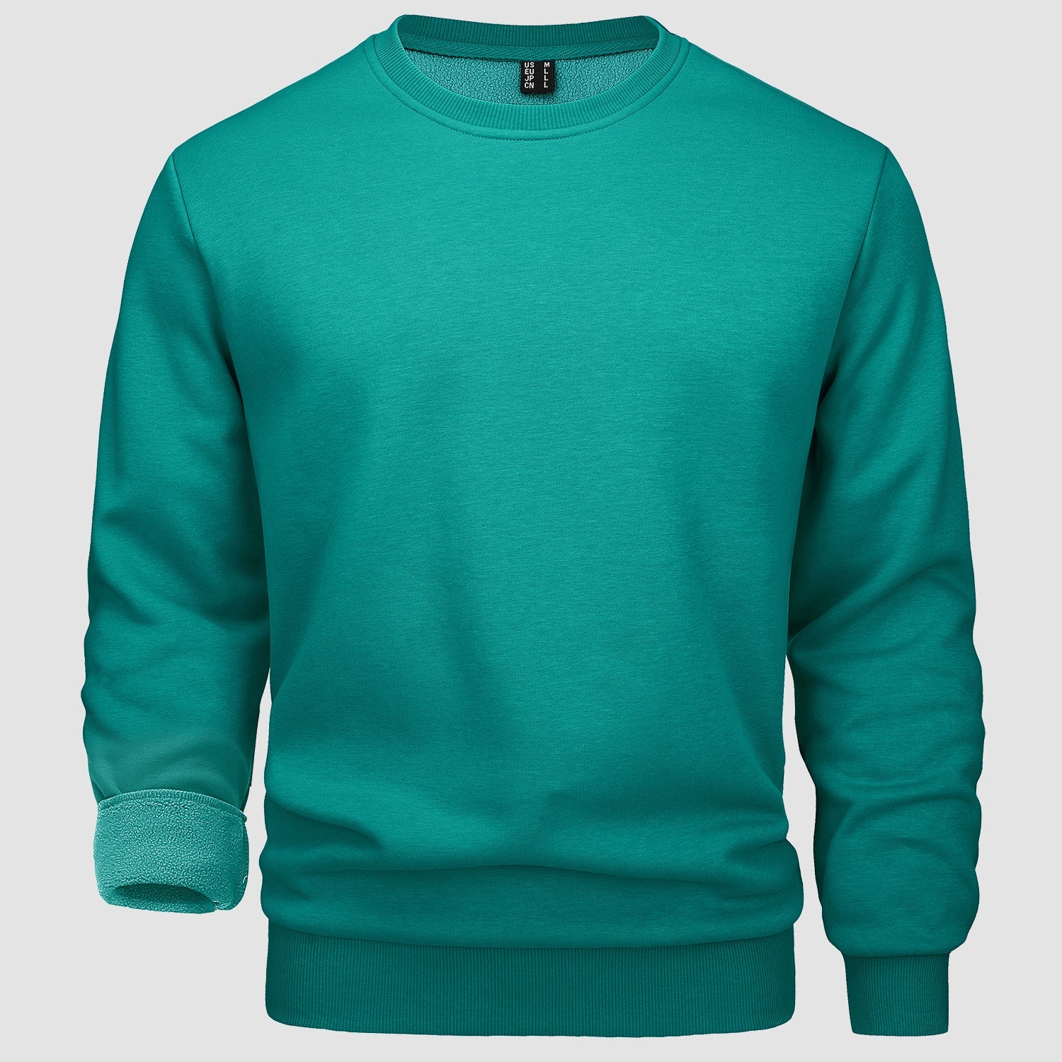 Men's Fleece Crewneck Sweatshirt - Warm Lilac Pullover