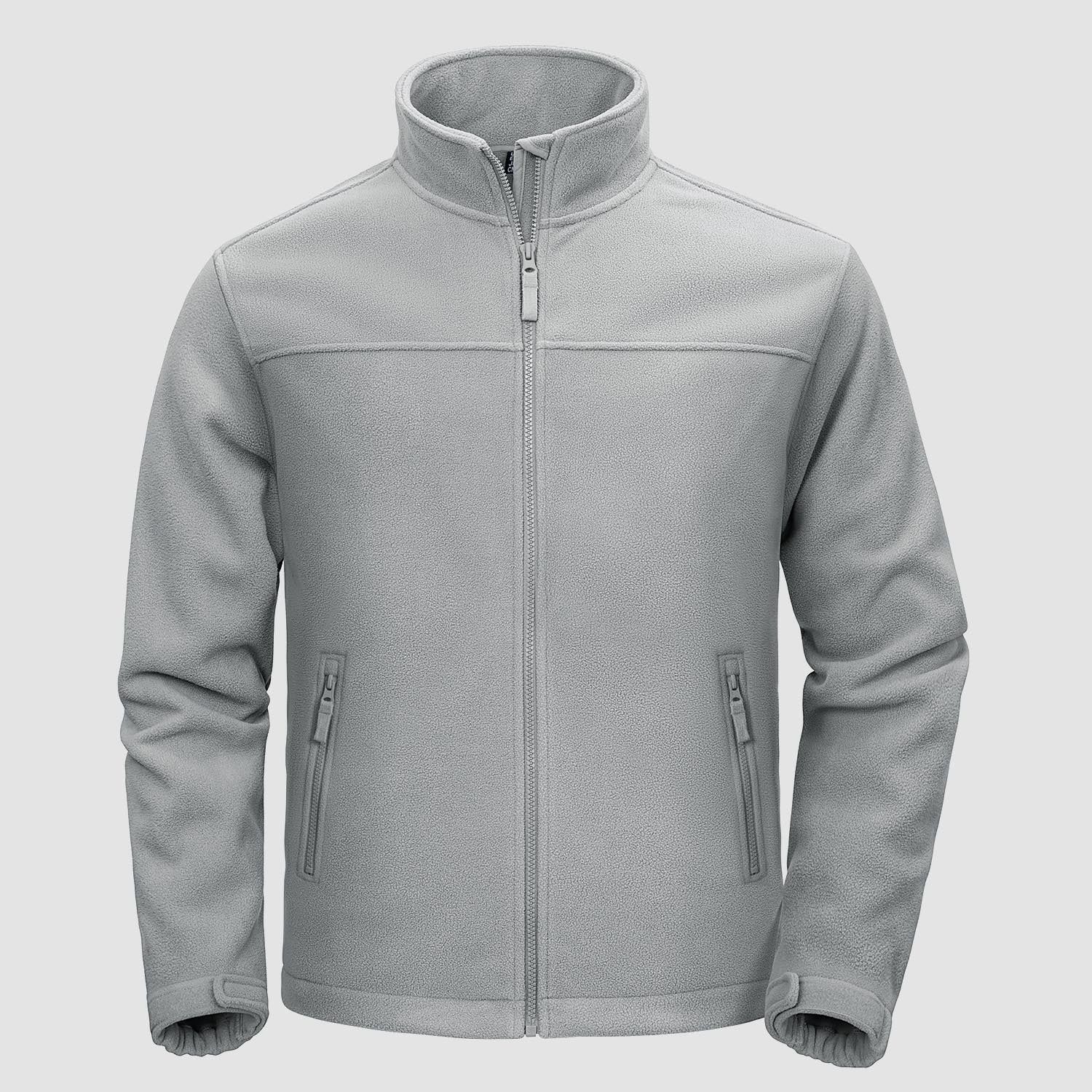 Men's Fleece Jacket Full Zip Lightweight Casual Jacket