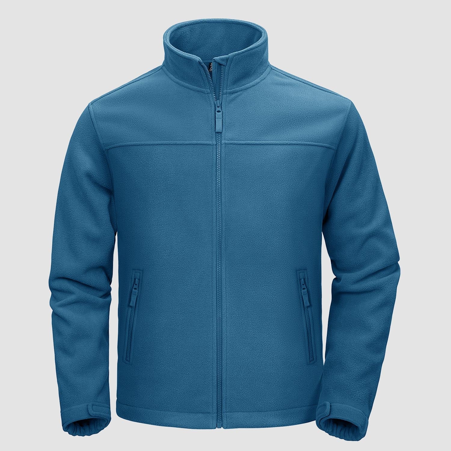 Men's Fleece Jacket Full Zip Lightweight Casual Jacket