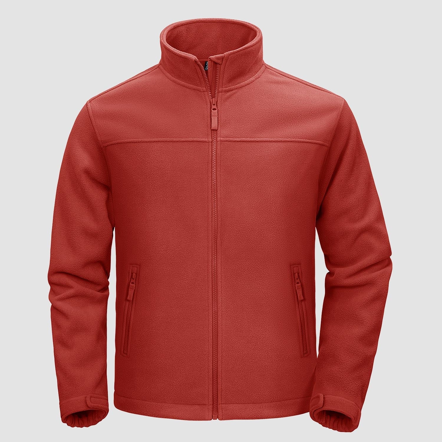 Men's Fleece Jacket Full Zip Lightweight Casual Jacket