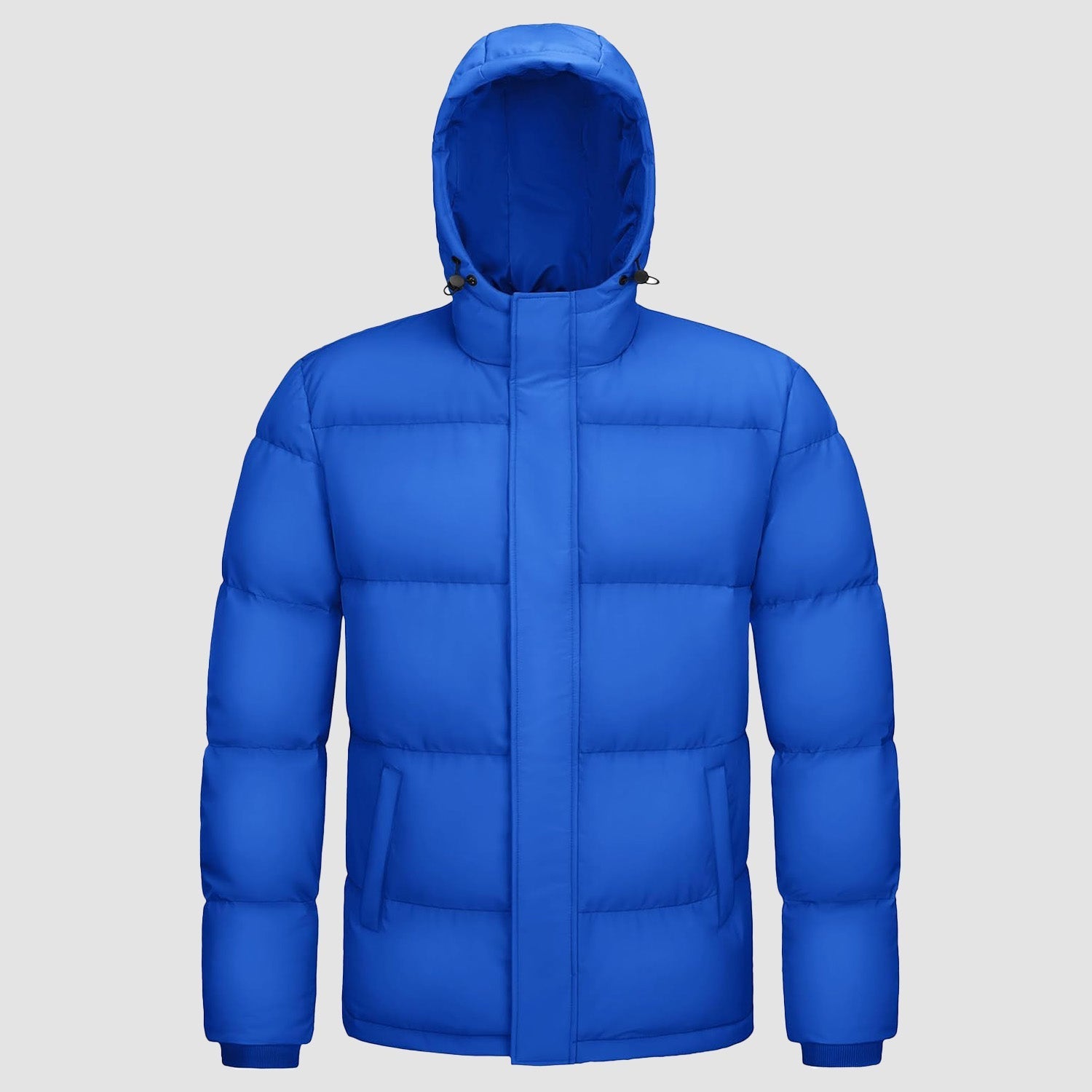 Men's Hooded Down Puffer Jacket, Water-Resistant & Windproof