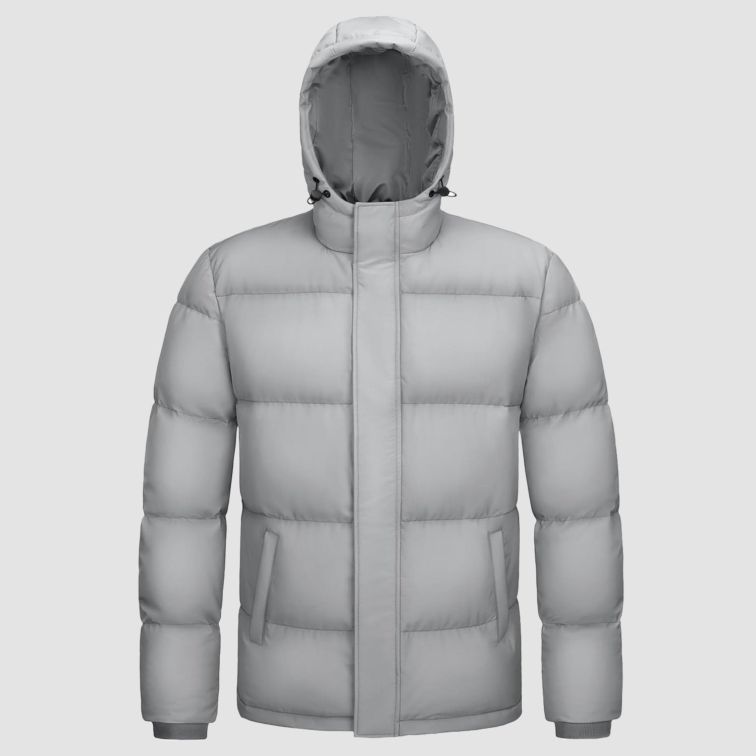 Men's Hooded Down Puffer Jacket, Water-Resistant & Windproof