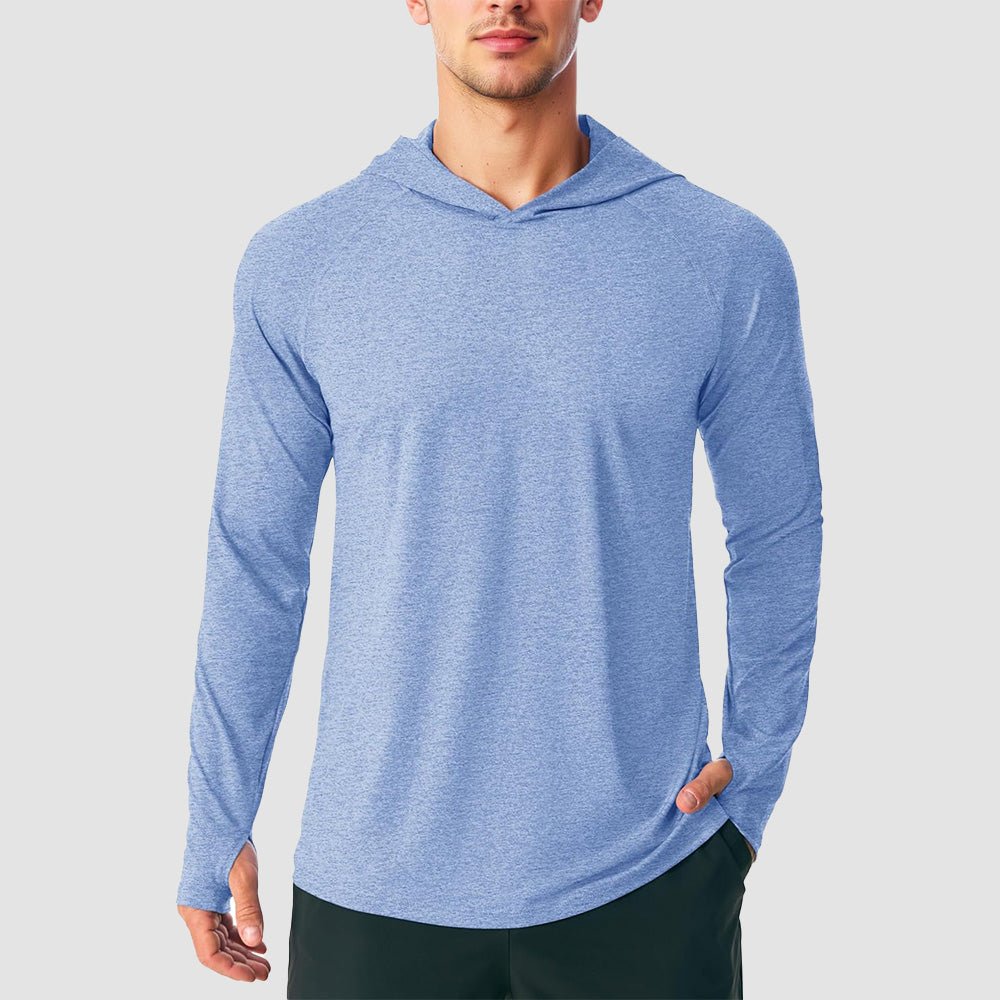 Men's Hooded UPF 50+ Sun Protection Sherpa Fishing Shirt