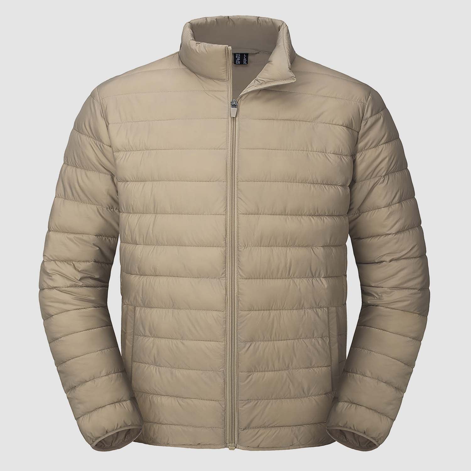 Men's Lightweight Puffer Jacket – Water-Repellent Winter Coat