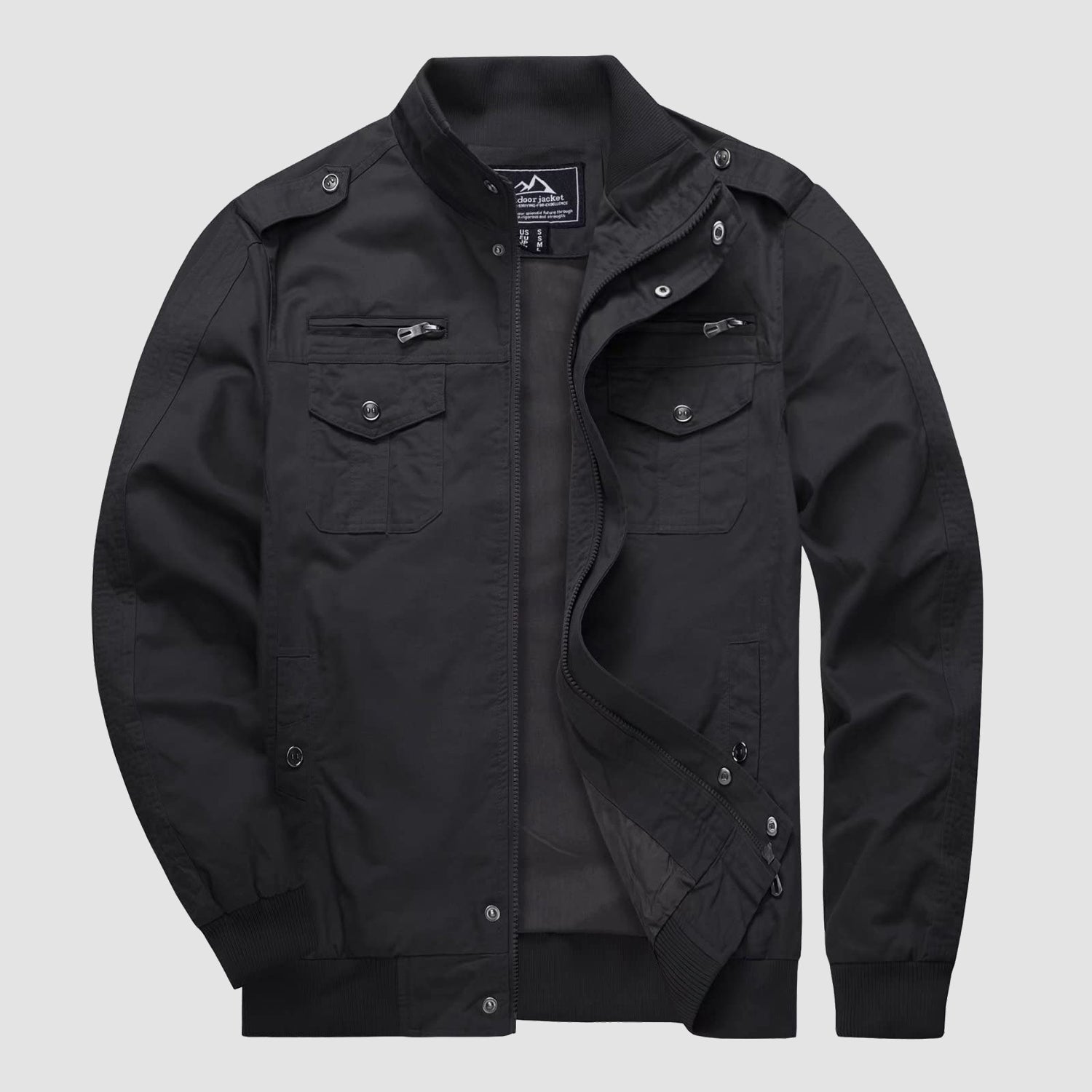 Men's Lightweight Tactical Cargo Jackets Combat Jacket