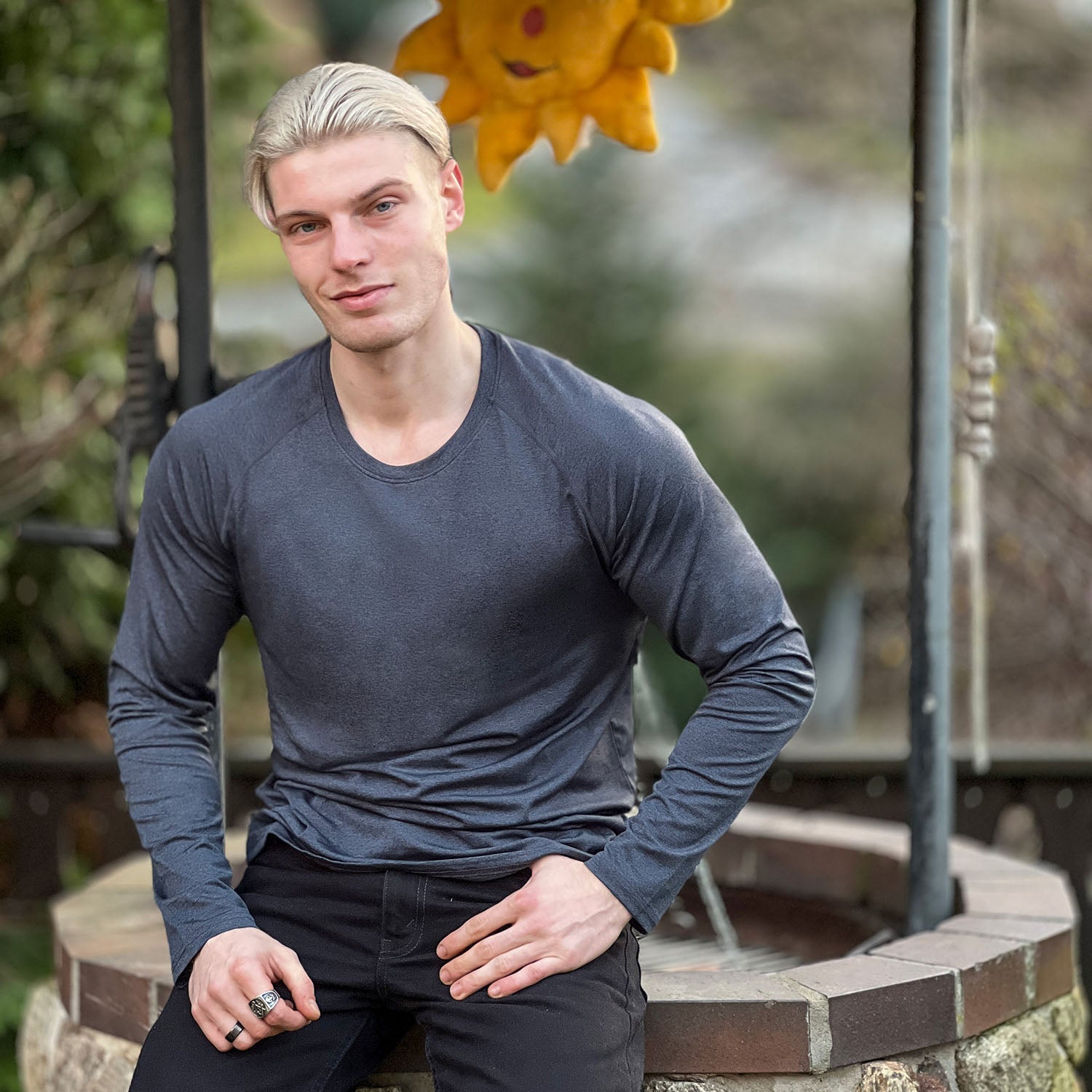 Men's Long Sleeve T-Shirt UPF 50+ Sports Tops