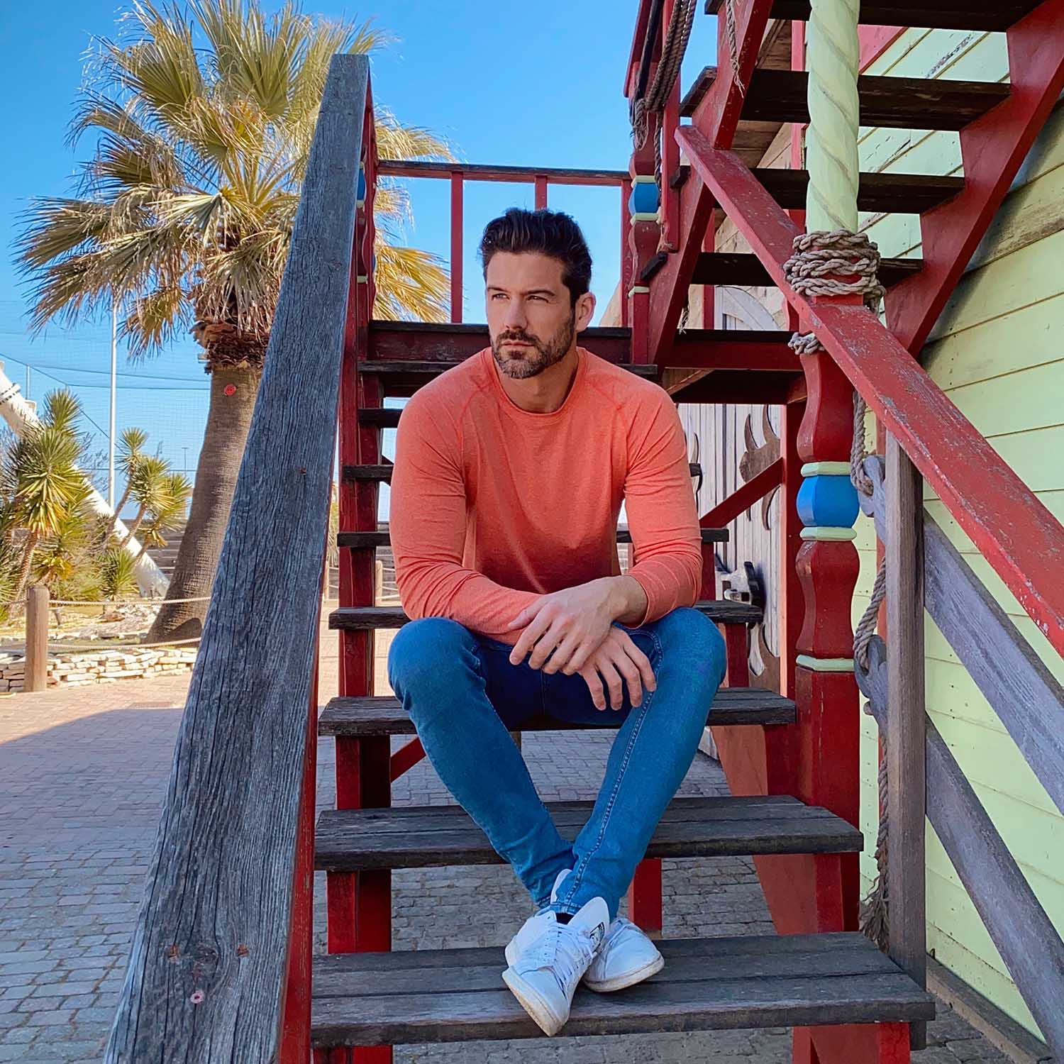 Men's Long Sleeve T-Shirt UPF 50+ Sports Tops