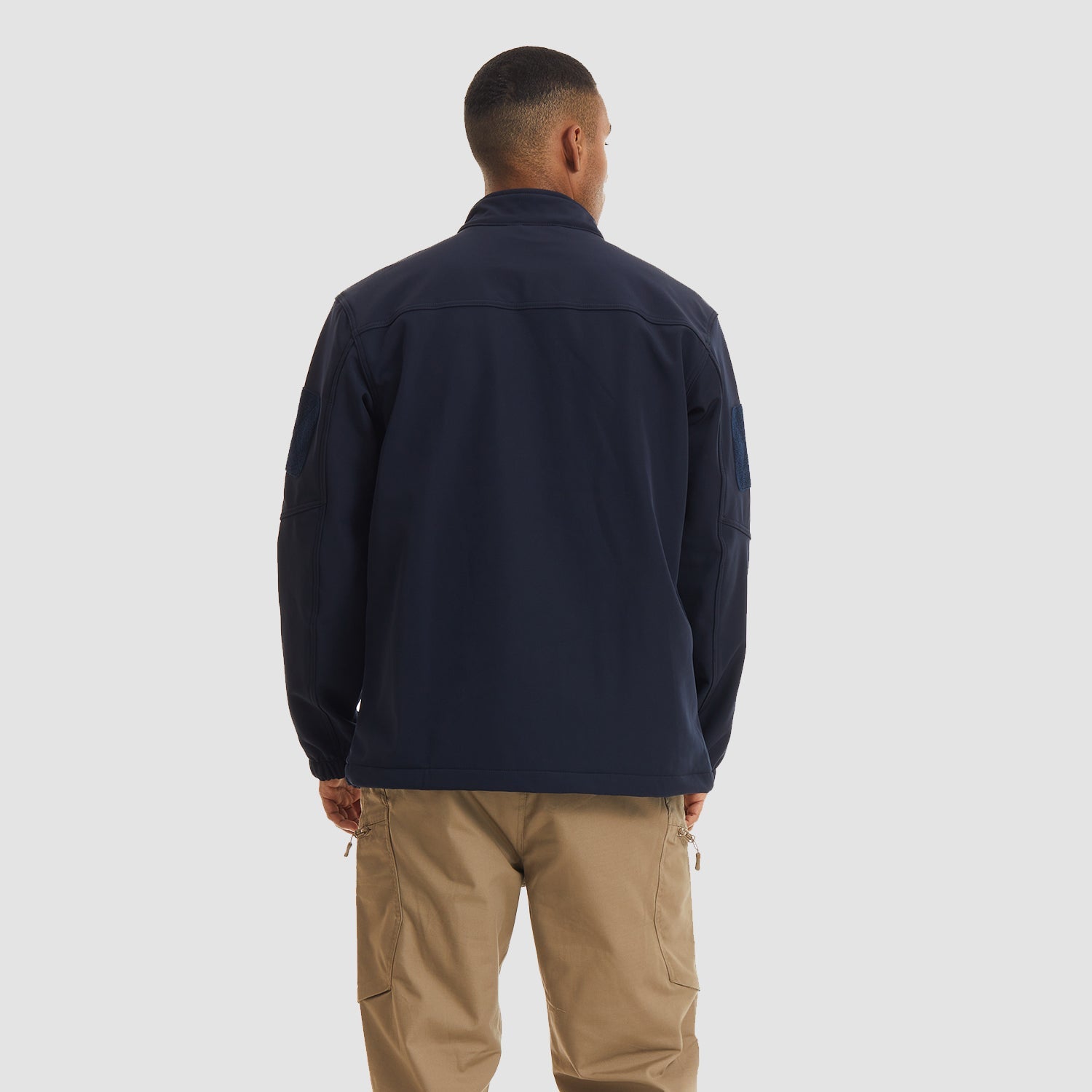 Men's Softshell Tactical Jacket with Fleece Lining