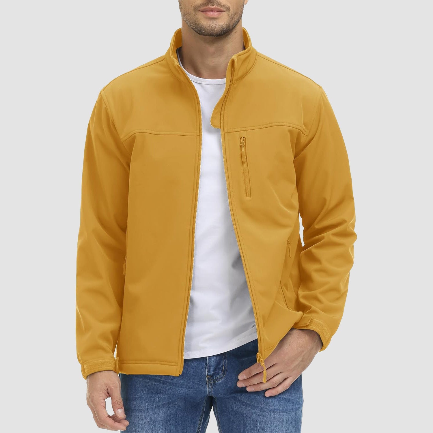 Men's Tactical Fleece-Lined Soft Shell Winter Jacket