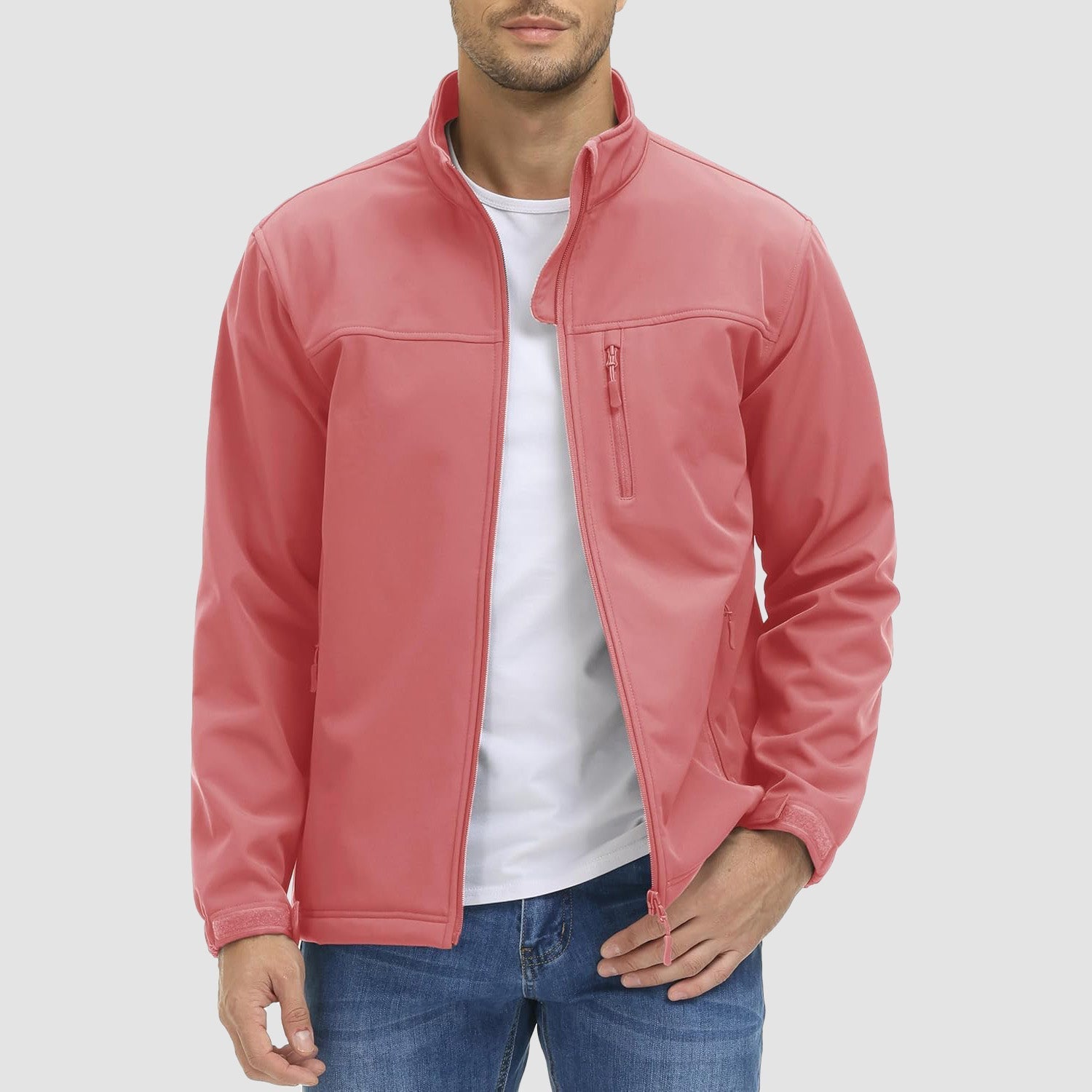 Men's Tactical Fleece-Lined Soft Shell Winter Jacket