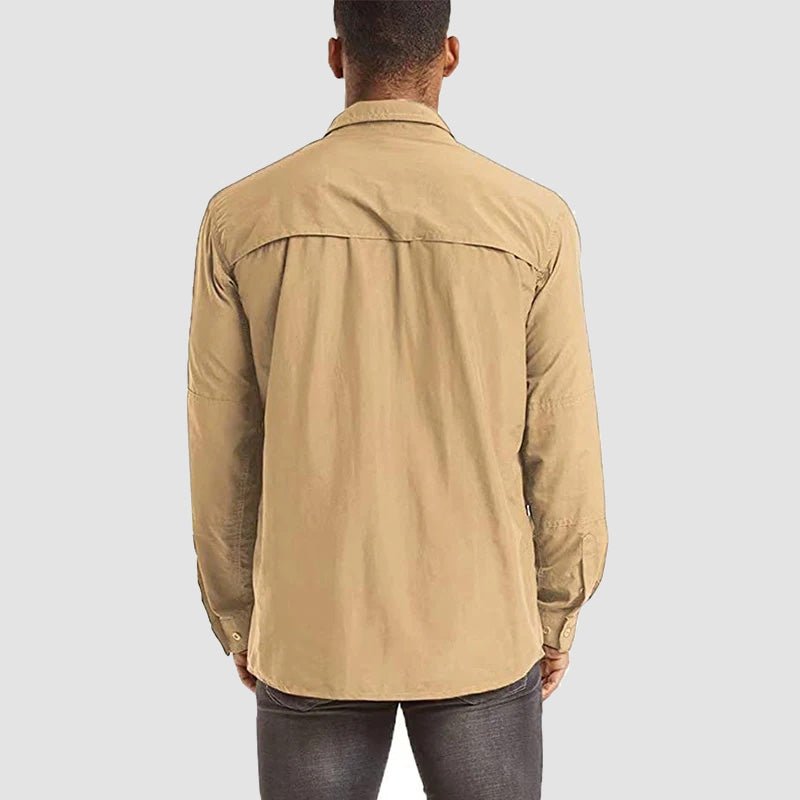 Men's Tactical Shirt, Quick-Dry & UV Protection for Hiking