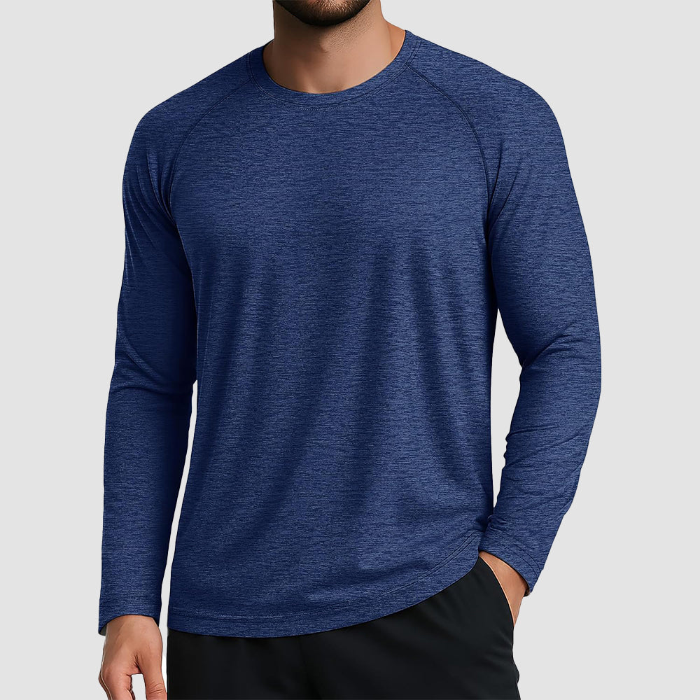 Men's UPF 50+ Long Sleeve Shirt Dry Fit for Fishing & Hiking