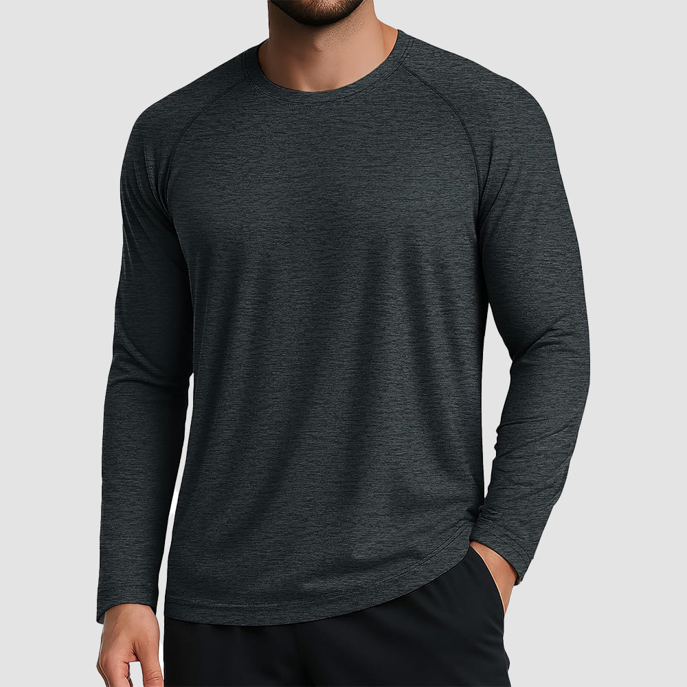 Men's UPF 50+ Long Sleeve Shirt Dry Fit for Fishing & Hiking