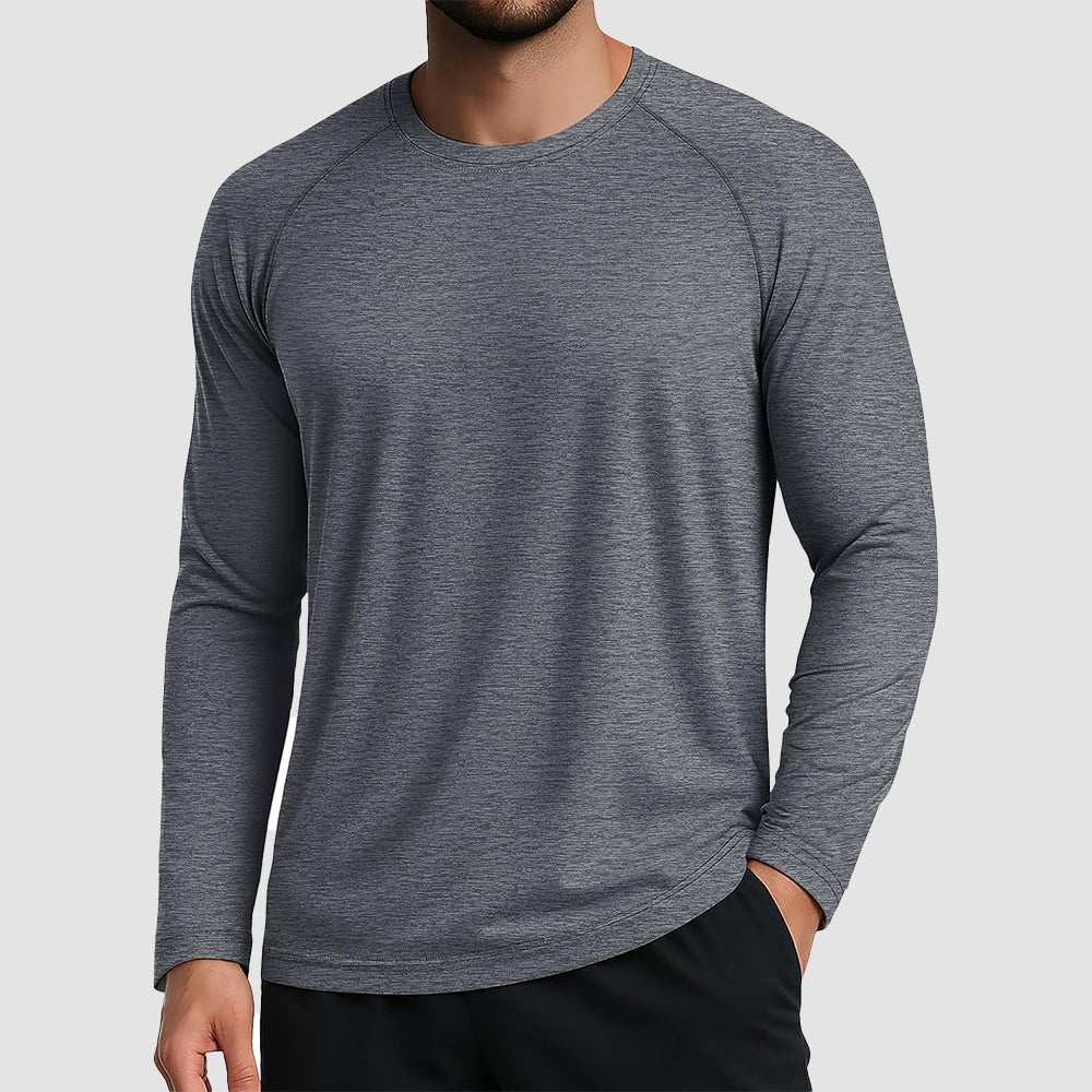 Men's UPF 50+ Long Sleeve Shirt Dry Fit for Fishing & Hiking