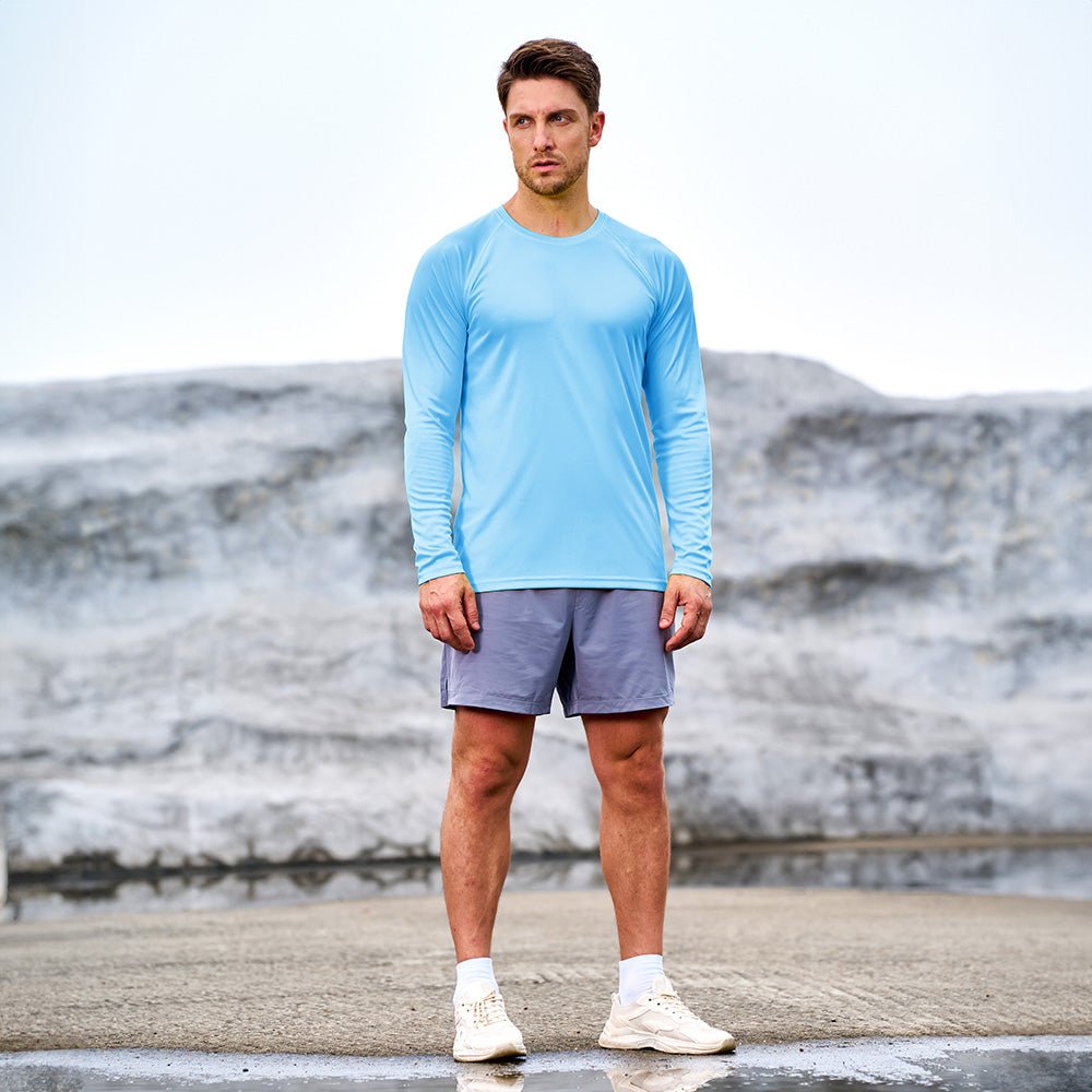 Men's UPF 50+ Quick Dry Shirt - Sun Protection for Hiking