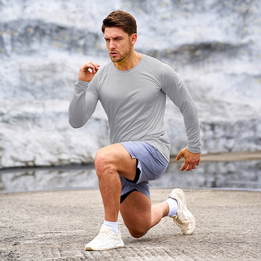 Men's UPF 50+ Quick Dry Shirt - Sun Protection for Hiking