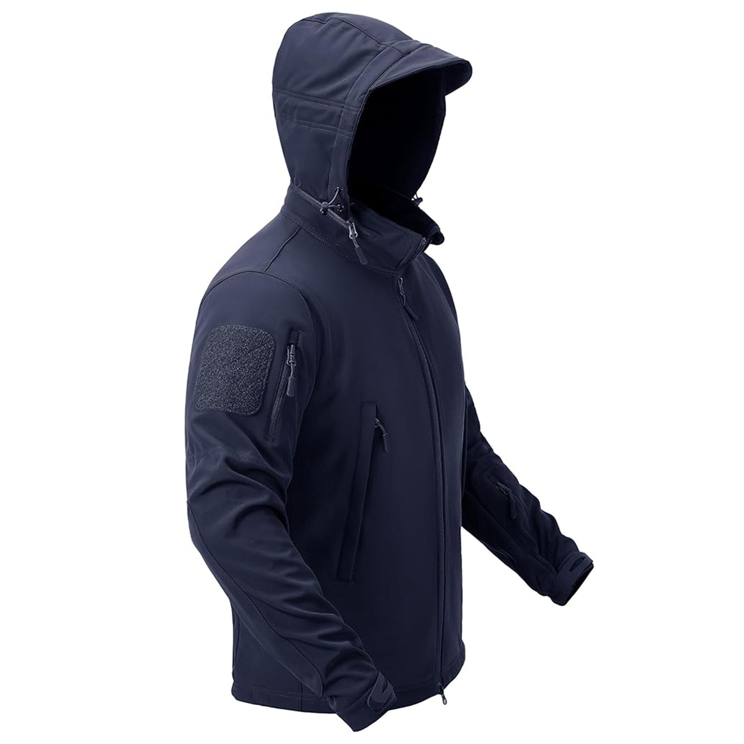 Men's Water-Resistant Tactical Jacket with Fleece Lining