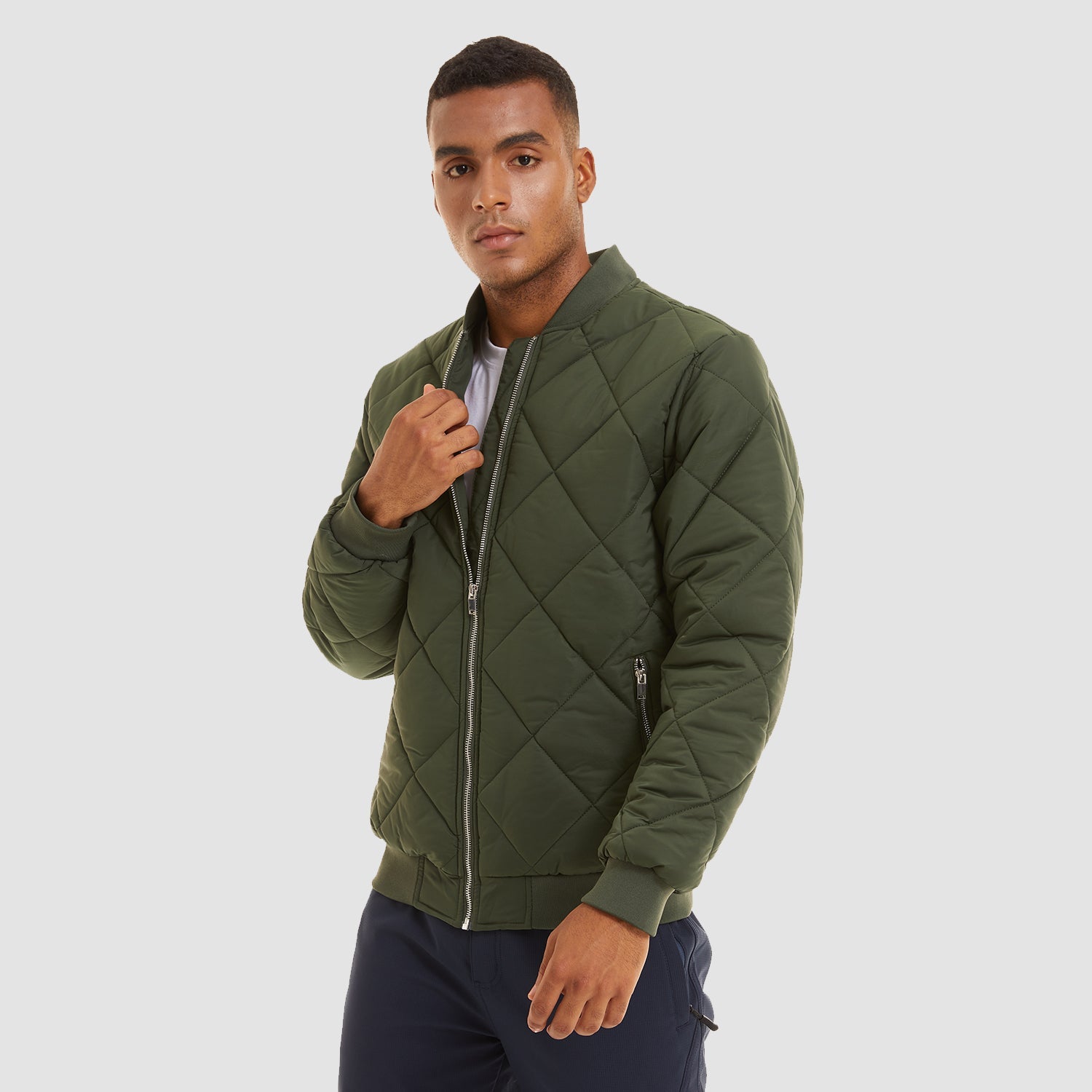 Men's Winter Bomber Jacket - Thickened Windbreaker Coat