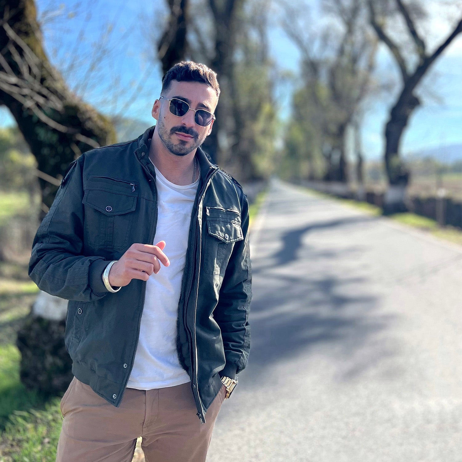 Men's Winter Military Cargo Jacket - Fleece Tactical Coat