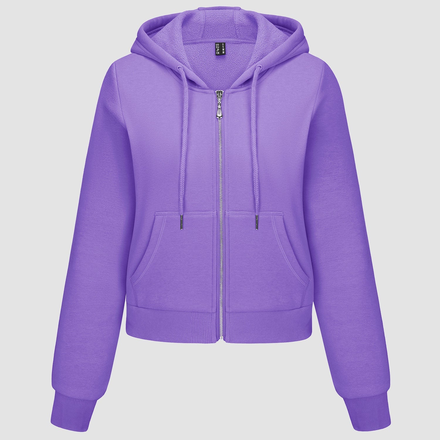 Women's Bomber Hoodie - Fleece-Lined & Full Zip Winter