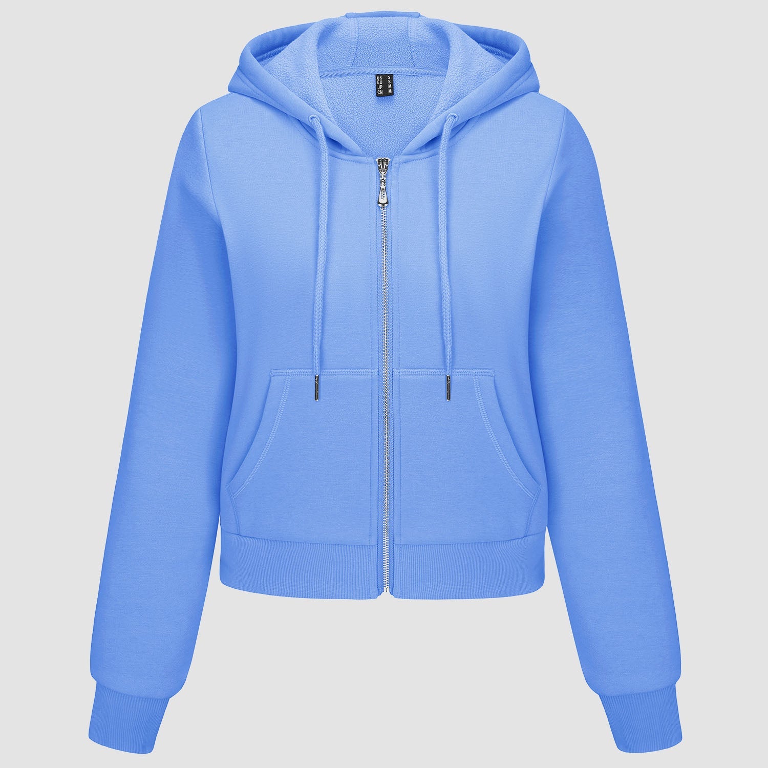 Women's Bomber Hoodie - Fleece-Lined & Full Zip Winter