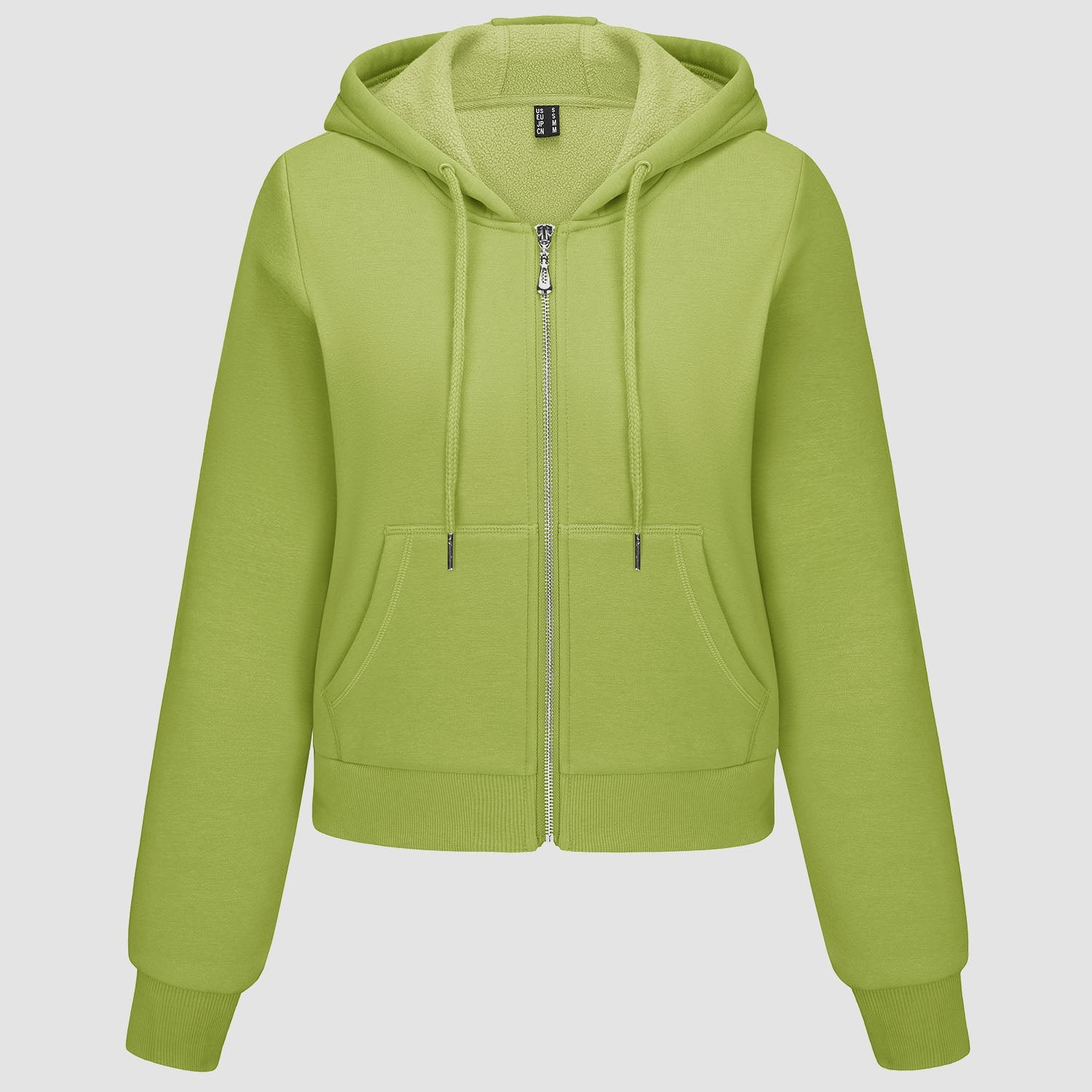 Women's Bomber Hoodie - Fleece-Lined & Full Zip Winter