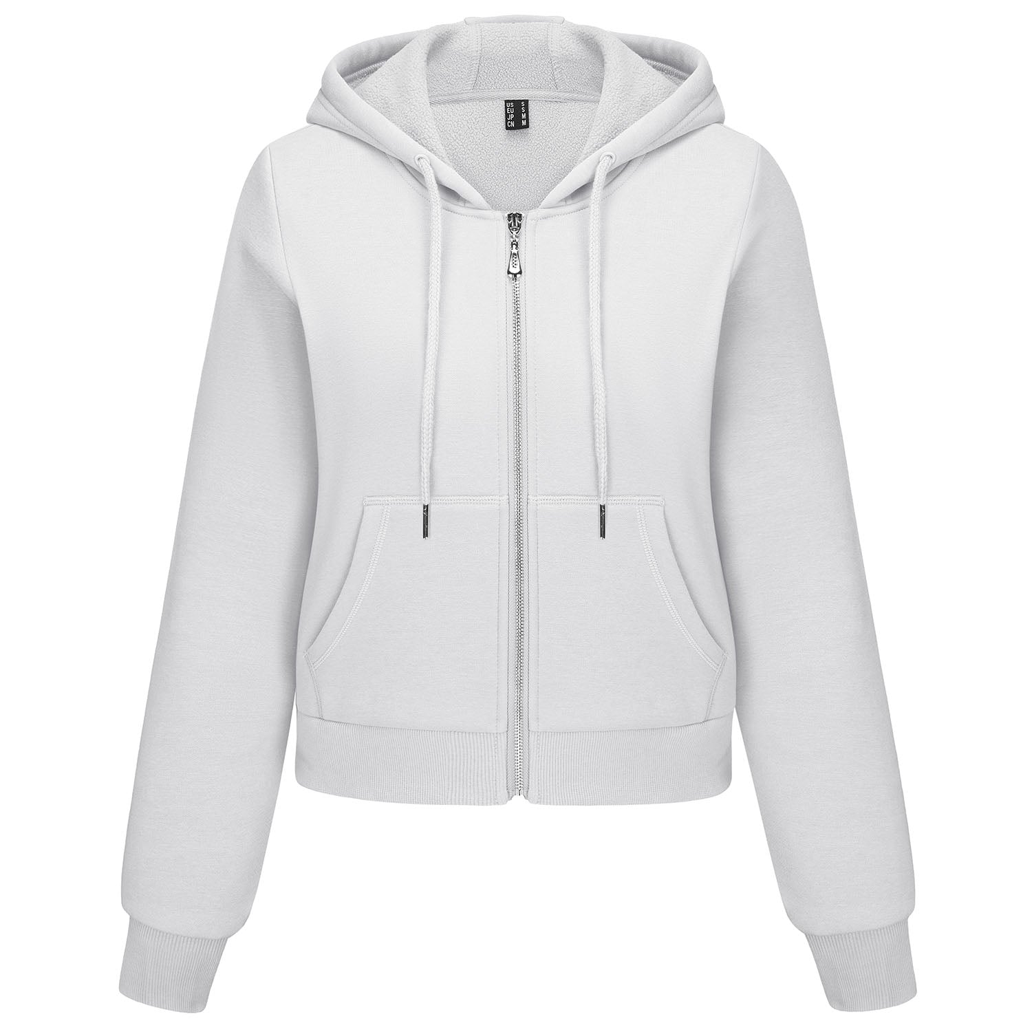 Women's Bomber Hoodie - Fleece-Lined & Full Zip Winter