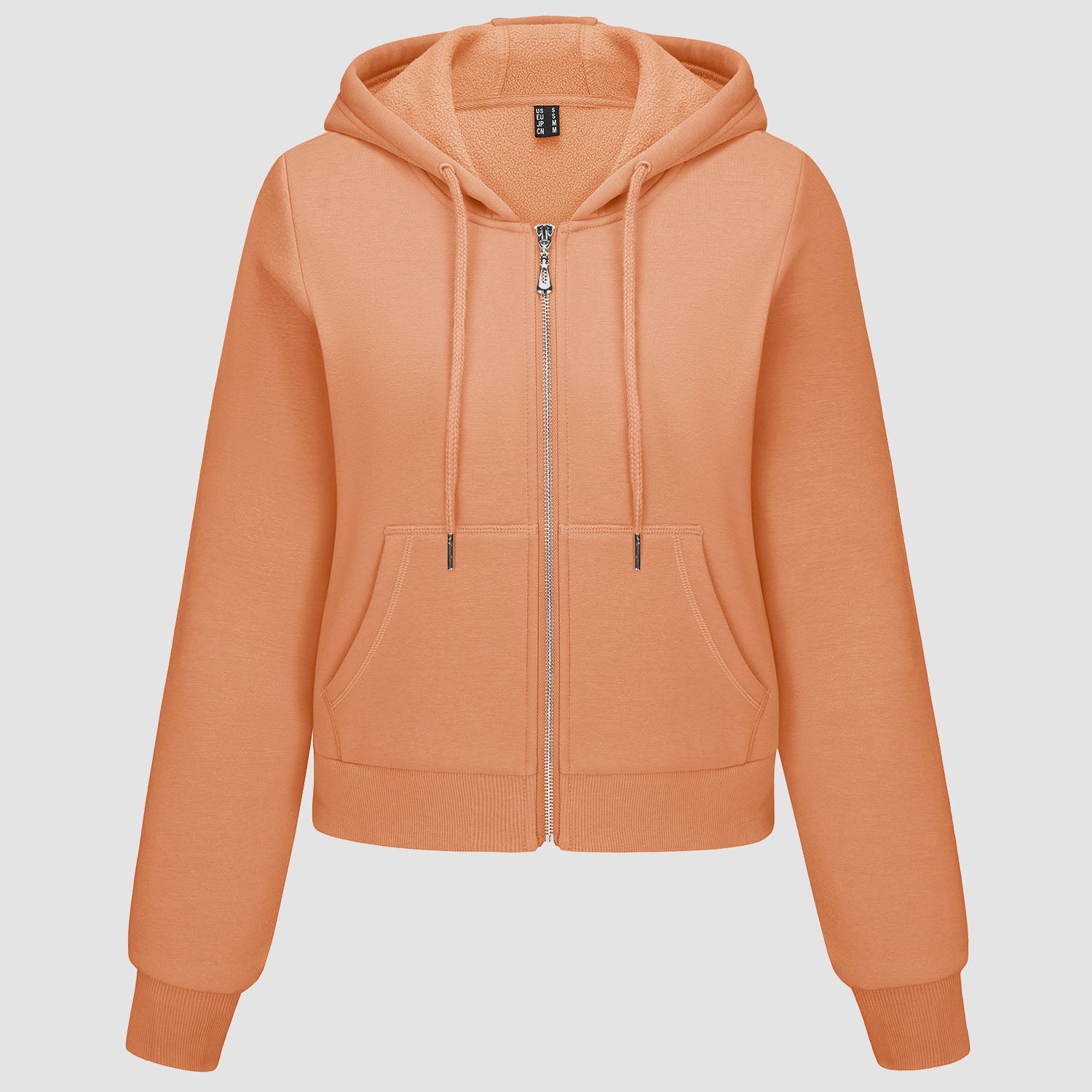 Women's Bomber Hoodie - Fleece-Lined & Full Zip Winter
