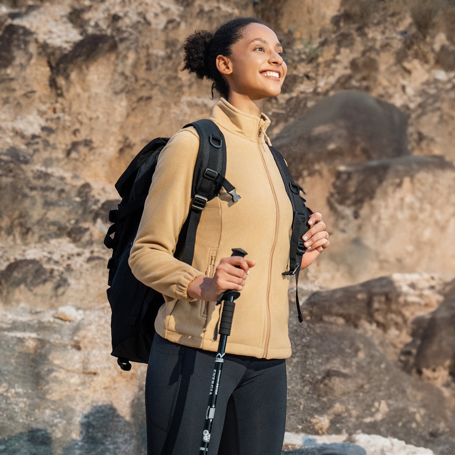 Women's Fleece Jacket - Soft & Warm Zip-Up Winter Coat