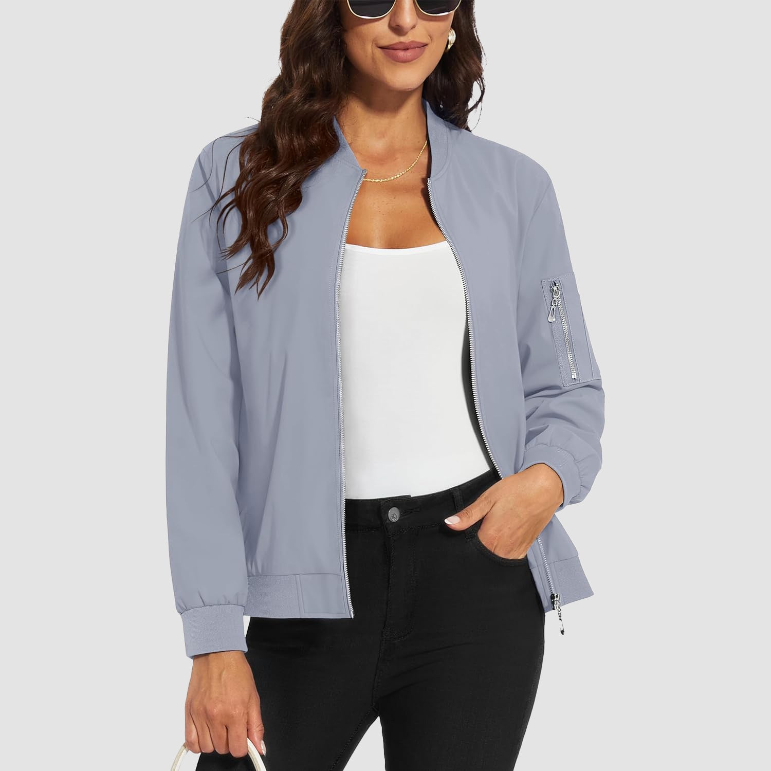 Women's Lightweight Bomber Jacket