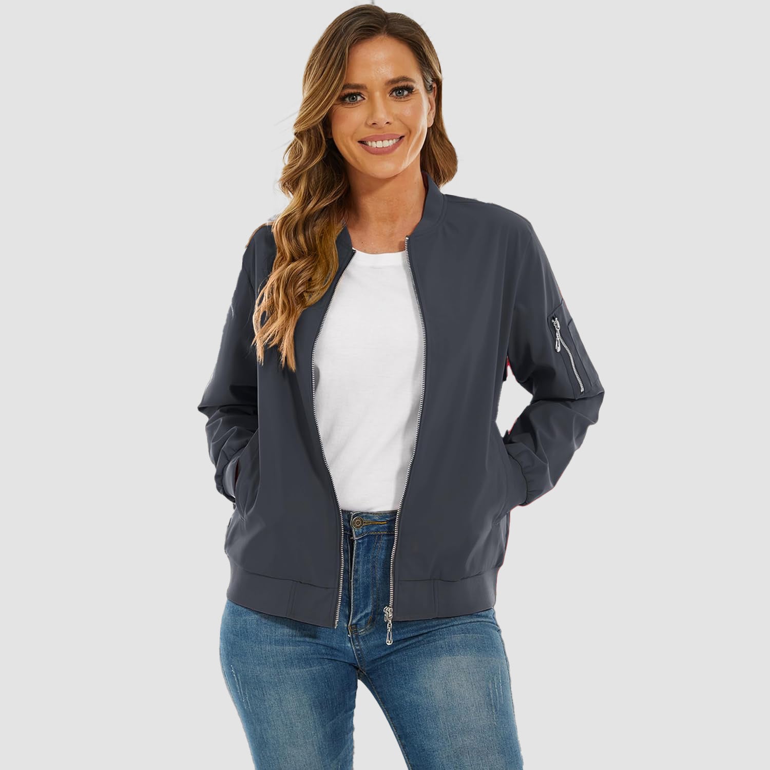 Women's Lightweight Bomber Jacket