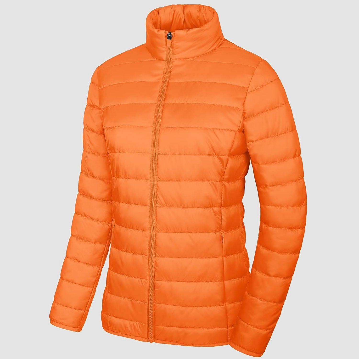 Women's Lightweight Quilted Puffer Jacket Full Zip Winter Coat