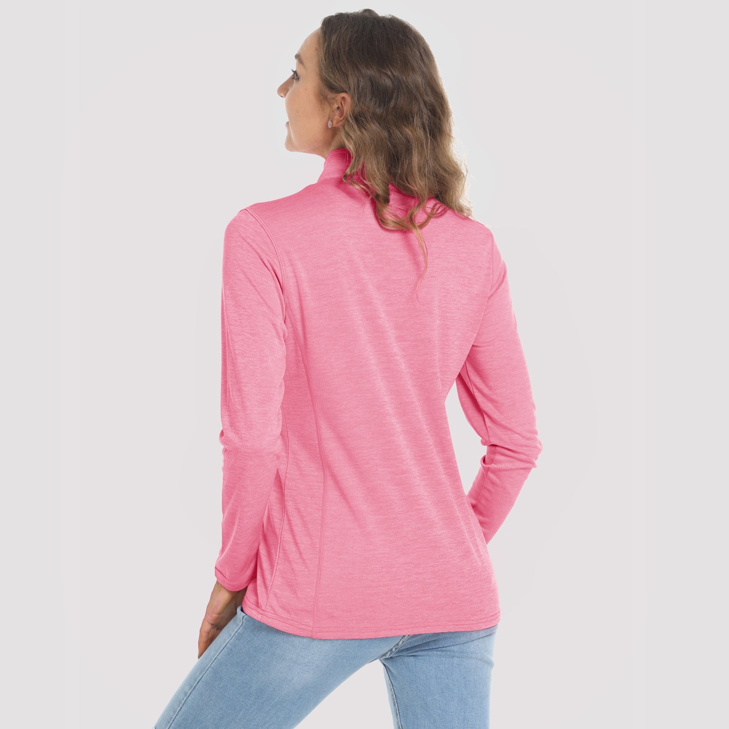 Women's Long Sleeve 1/4 Zip UPF50+ Sun Protection Shirt