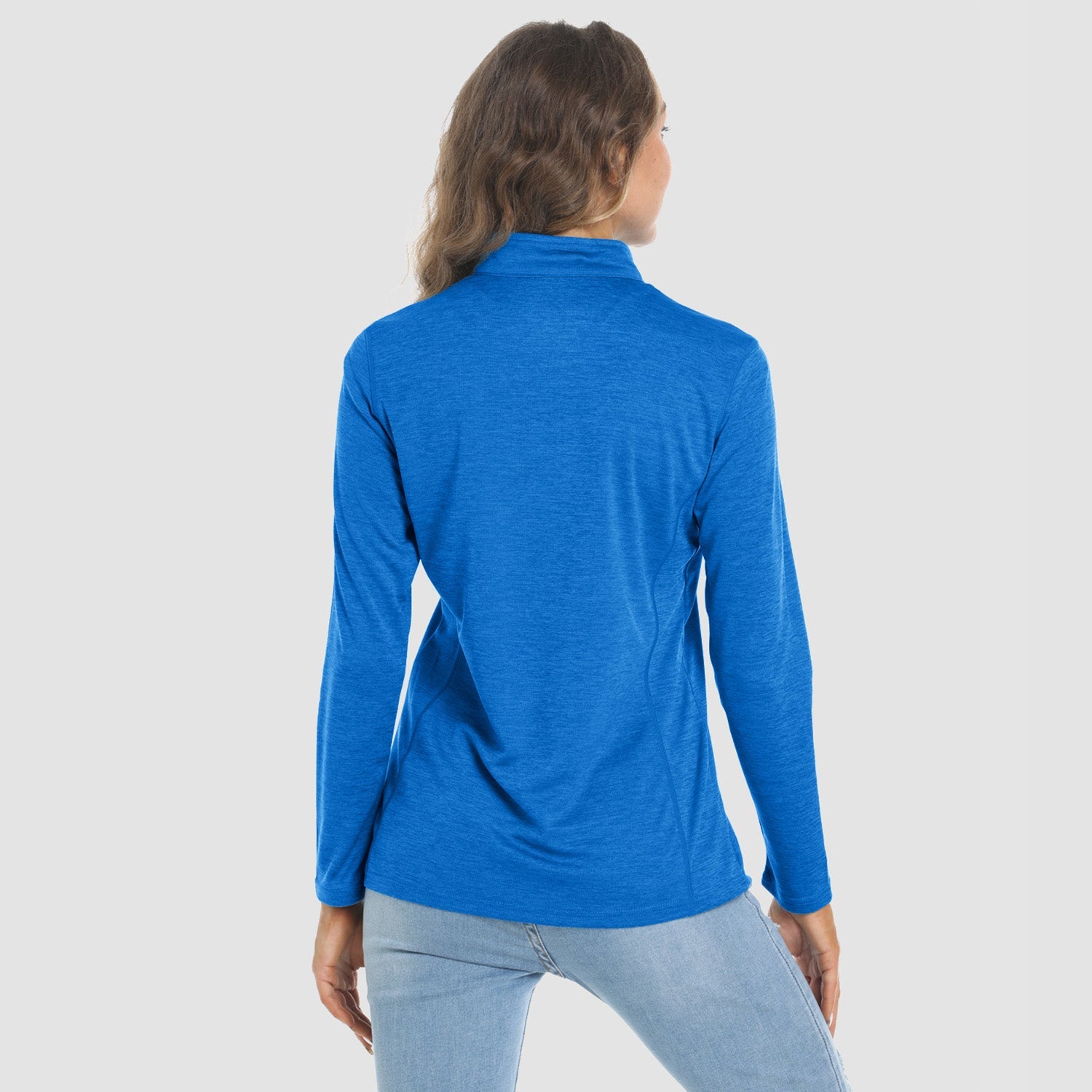 Women's Long Sleeve 1/4 Zip UPF50+ Sun Protection Shirt