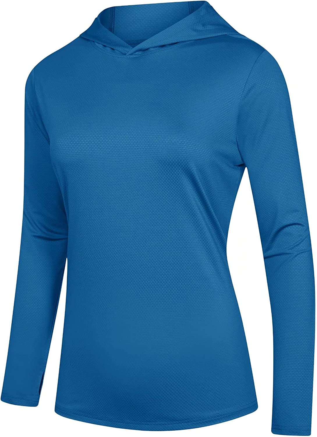 Women's Mint Hoodie Shirt - UPF 50+ Sun Protection, Long Sleeve