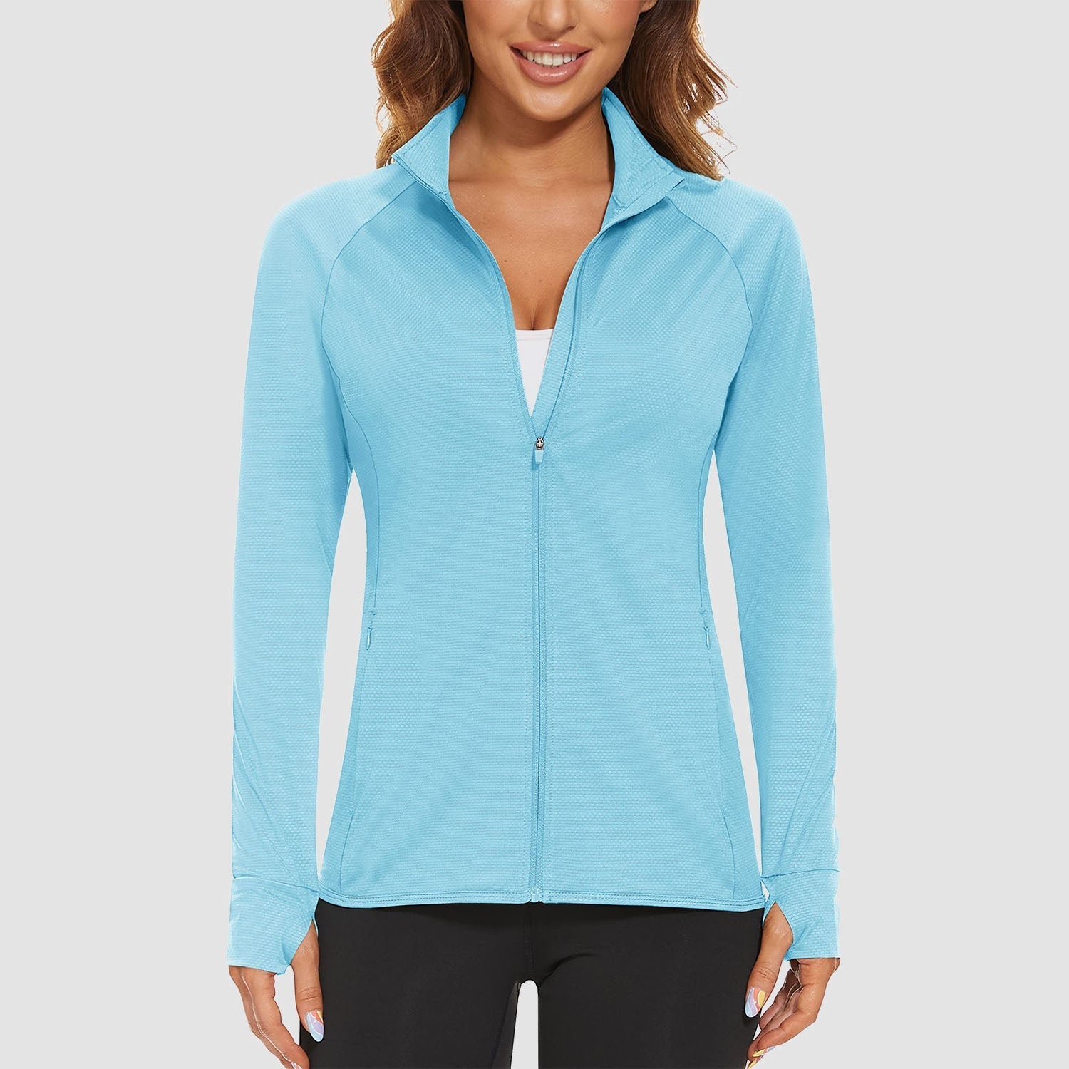 Women's UPF 50+ Sun Protection Tennis Jacket Long Sleeve
