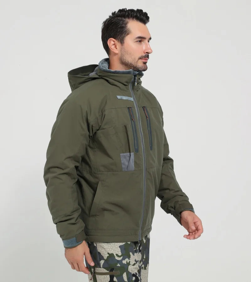 Ainfad Men's fall winter camouflage waterproof insulation fishing Incinerator Aerolite Jacket hunting clothing