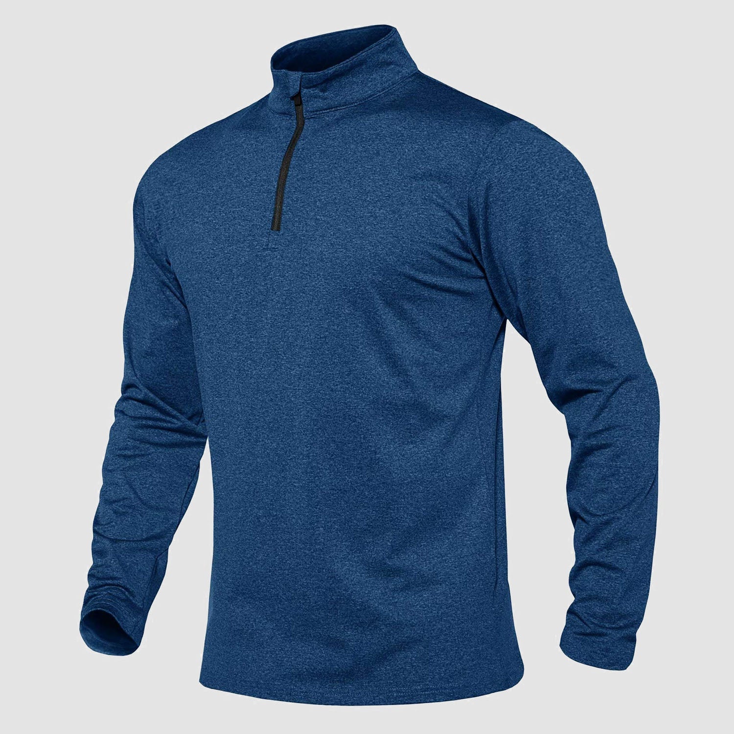 Men's Athletic Shirt 1/4 Zip Fleece Long Sleeve Sweatshirts