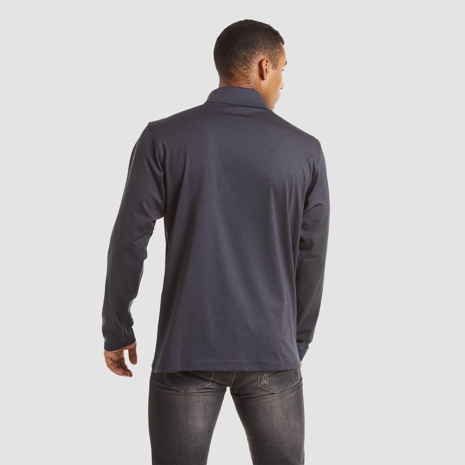 Men's Athletic Shirt 1/4 Zip Fleece Long Sleeve Sweatshirts