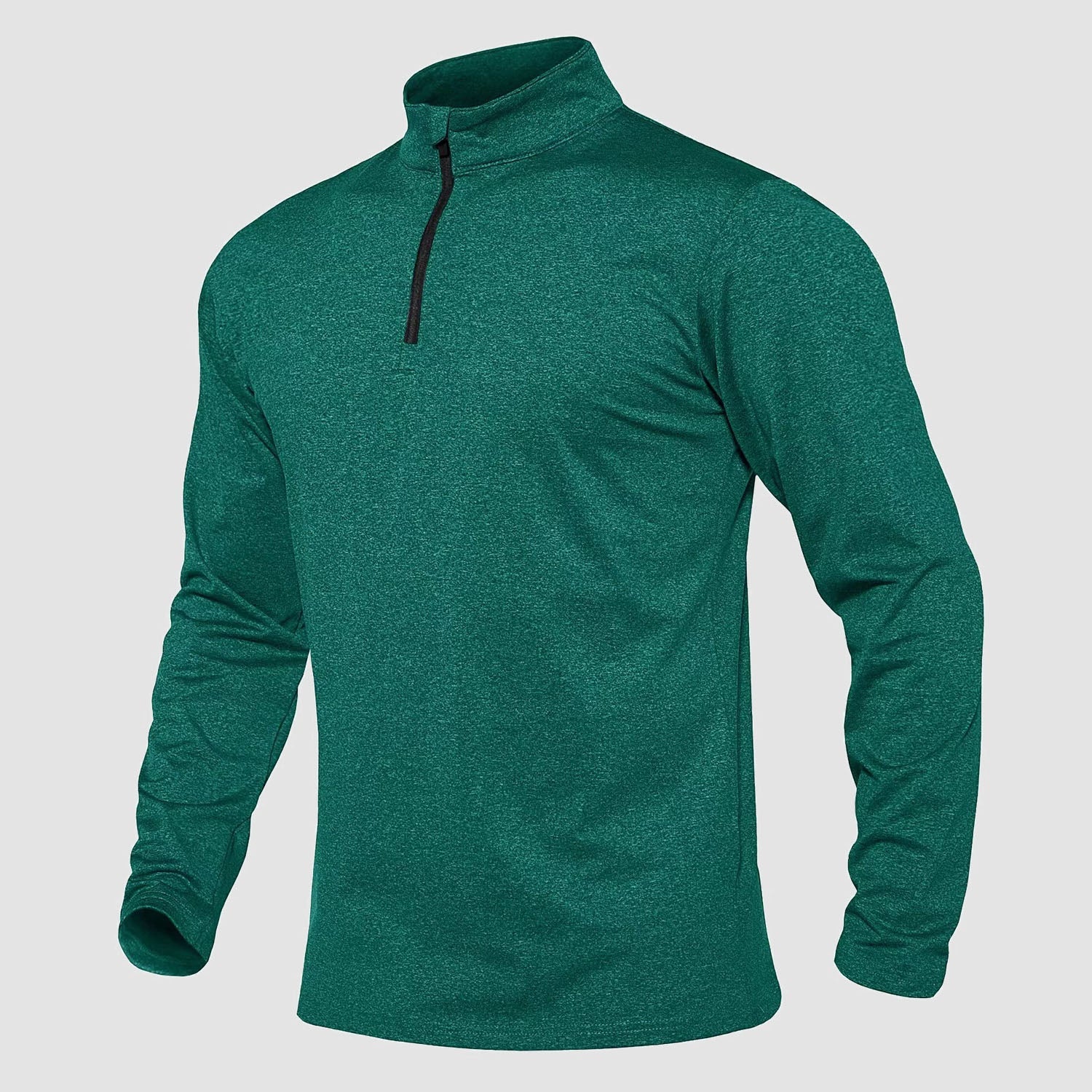 Men's Athletic Shirt 1/4 Zip Fleece Long Sleeve Sweatshirts
