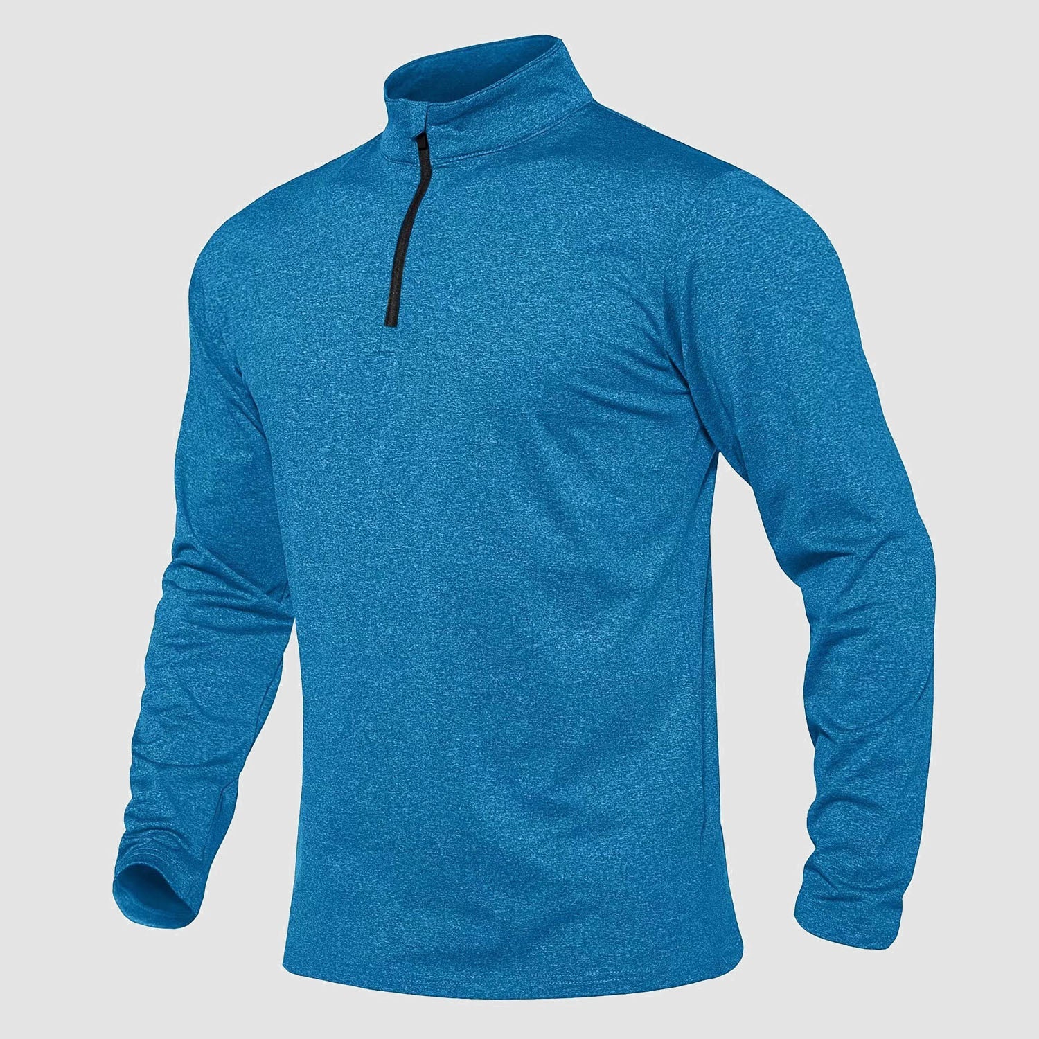 Men's Athletic Shirt 1/4 Zip Fleece Long Sleeve Sweatshirts