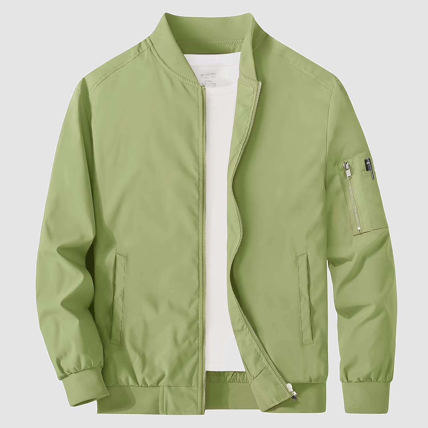 Men's Bomber Jacket Lightweight Windproof Casual Jacket