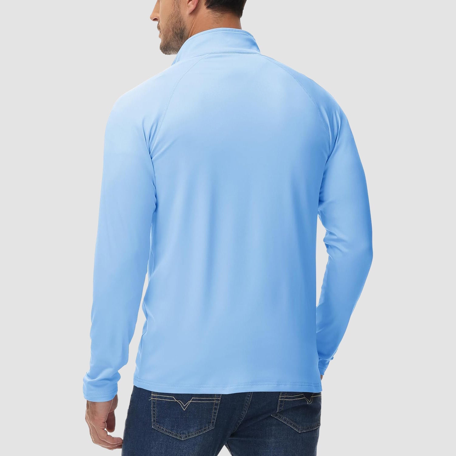 Men's Fleece-Lined Quarter Zip Pullover Sweatshirt