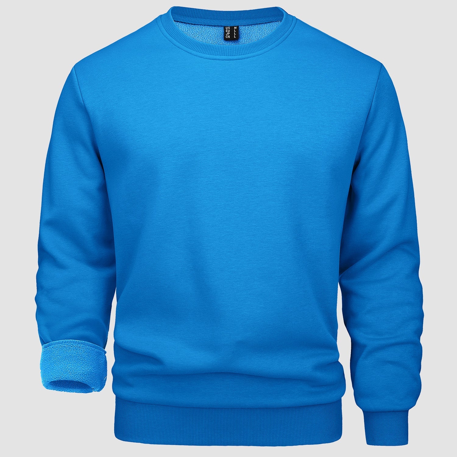 Men's Fleece Crewneck Sweatshirt - Warm Lilac Pullover
